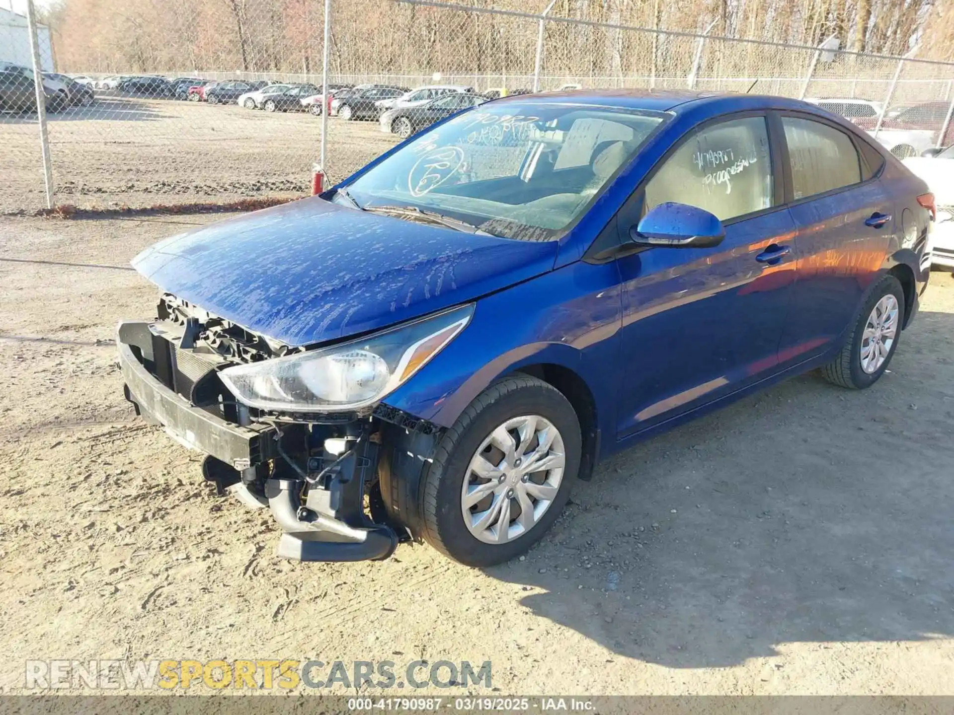2 Фотография поврежденного автомобиля 3KPC24A6XLE097205 HYUNDAI ACCENT 2020