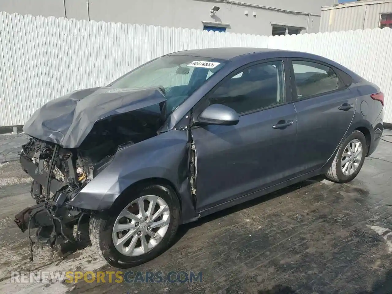 1 Photograph of a damaged car 3KPC24A6XLE099682 HYUNDAI ACCENT 2020