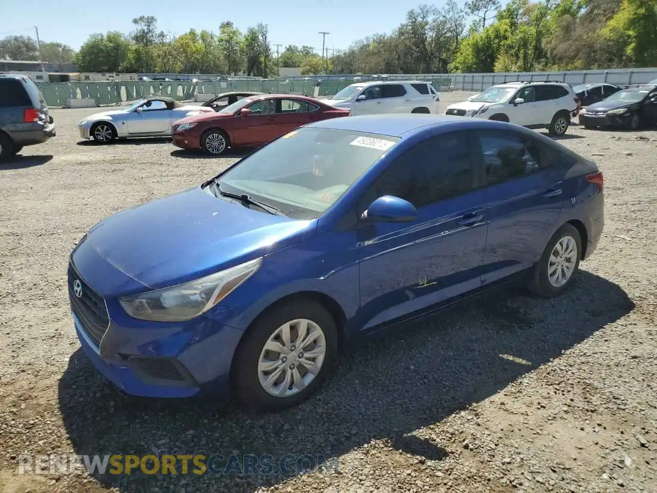 1 Photograph of a damaged car 3KPC24A6XLE109319 HYUNDAI ACCENT 2020