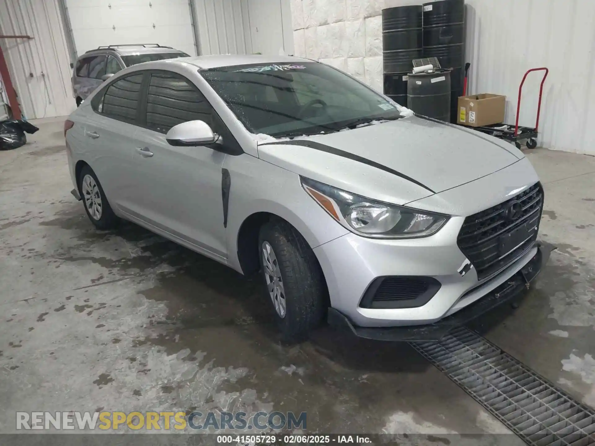 1 Photograph of a damaged car 3KPC24A60ME131265 HYUNDAI ACCENT 2021