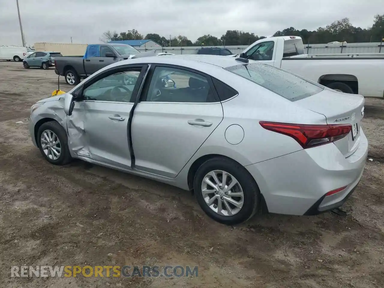 2 Photograph of a damaged car 3KPC24A60ME133890 HYUNDAI ACCENT 2021
