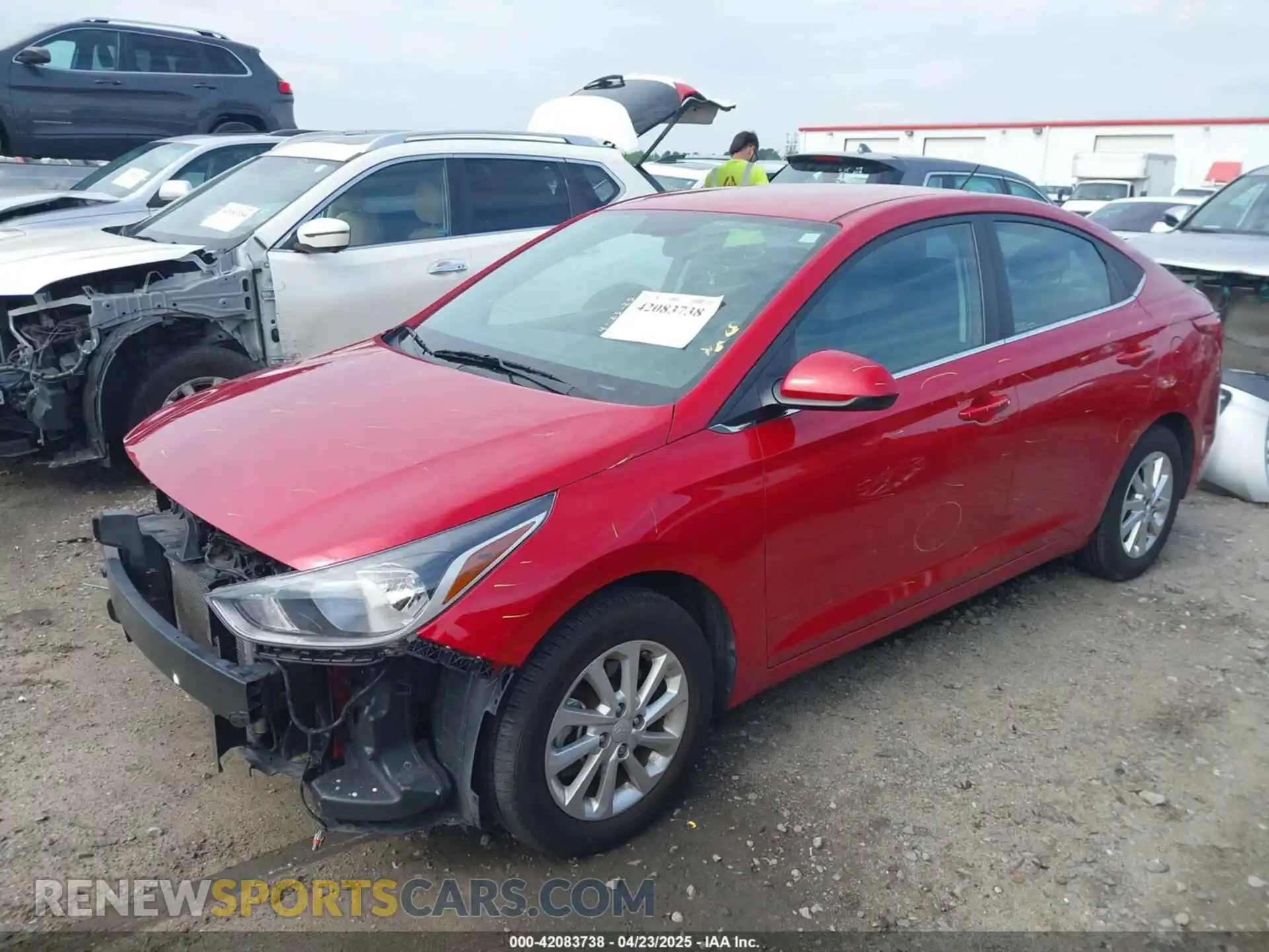 2 Фотография поврежденного автомобиля 3KPC24A60ME139172 HYUNDAI ACCENT 2021