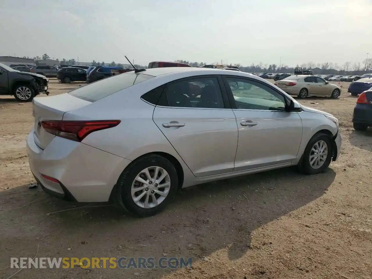 3 Photograph of a damaged car 3KPC24A60ME150480 HYUNDAI ACCENT 2021