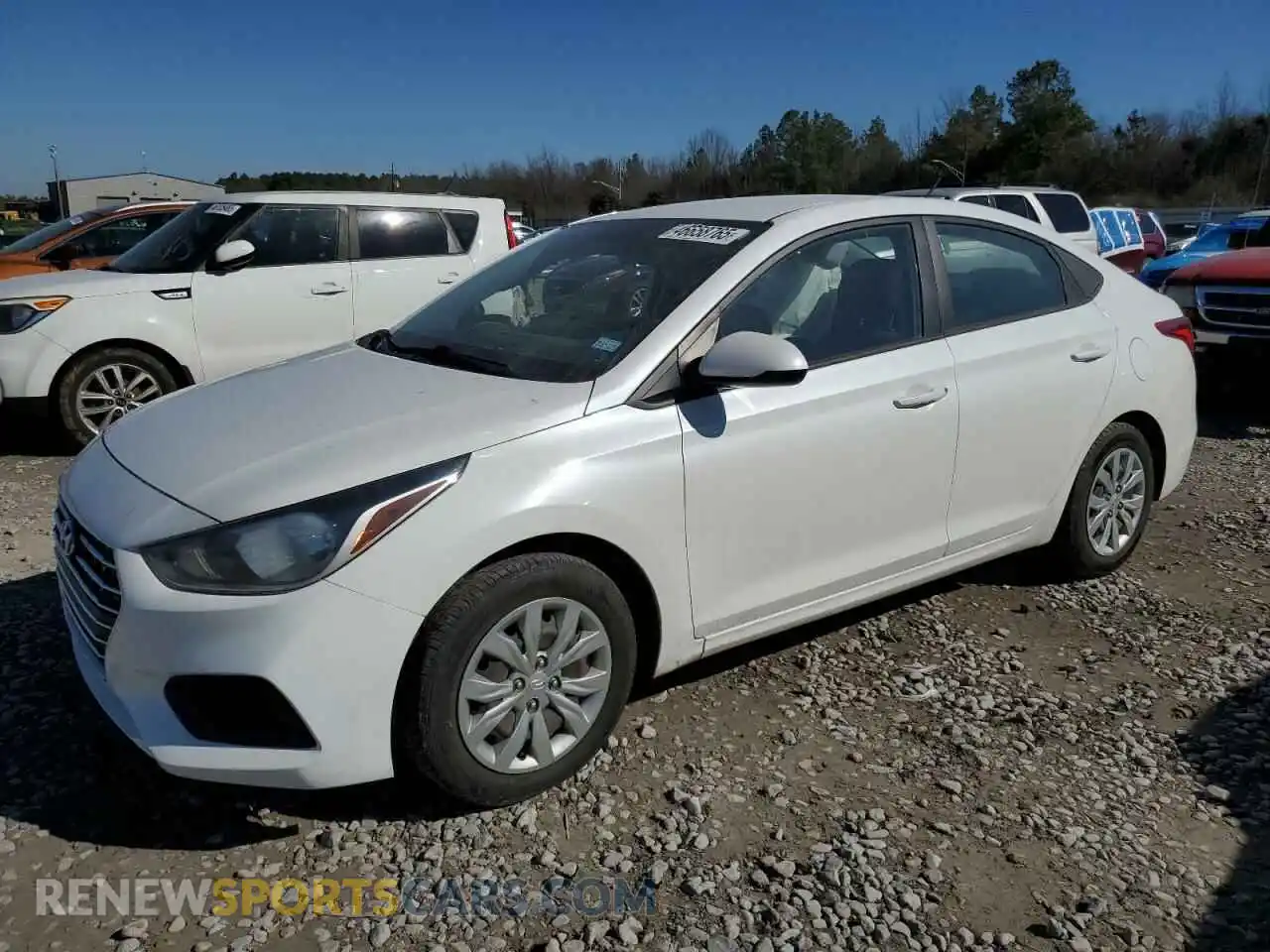 1 Photograph of a damaged car 3KPC24A61ME128598 HYUNDAI ACCENT 2021