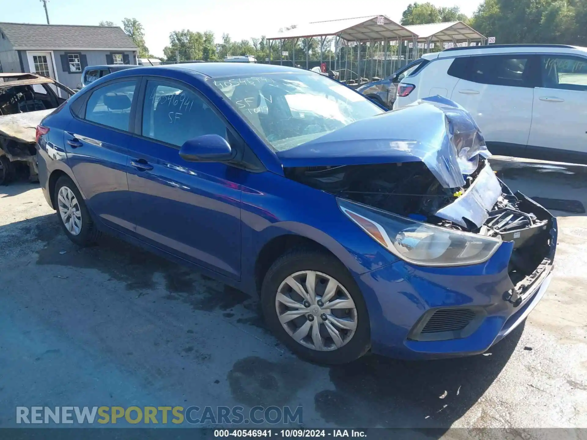 1 Photograph of a damaged car 3KPC24A61ME129458 HYUNDAI ACCENT 2021