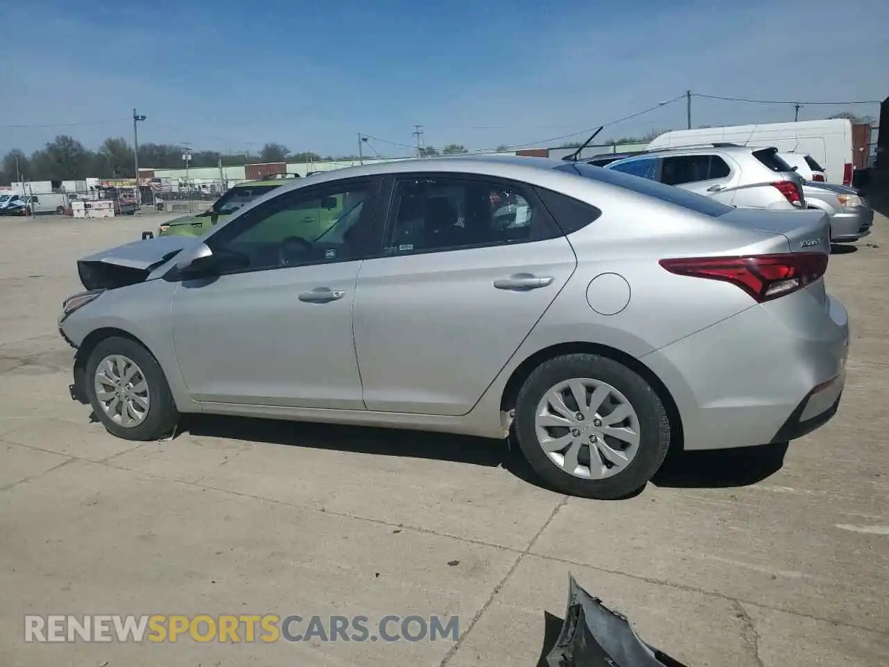 2 Фотография поврежденного автомобиля 3KPC24A61ME144185 HYUNDAI ACCENT 2021
