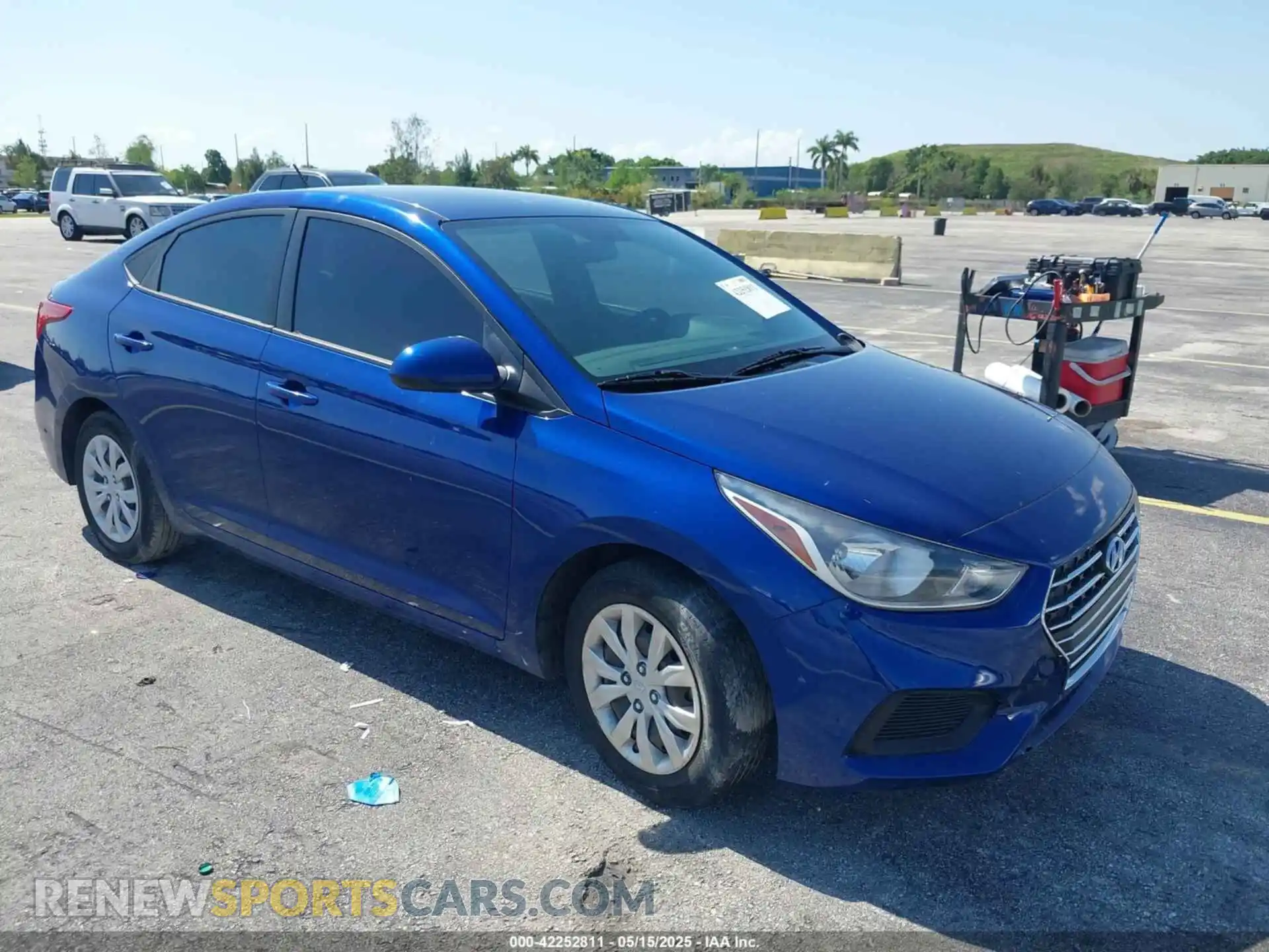 1 Photograph of a damaged car 3KPC24A62ME130733 HYUNDAI ACCENT 2021