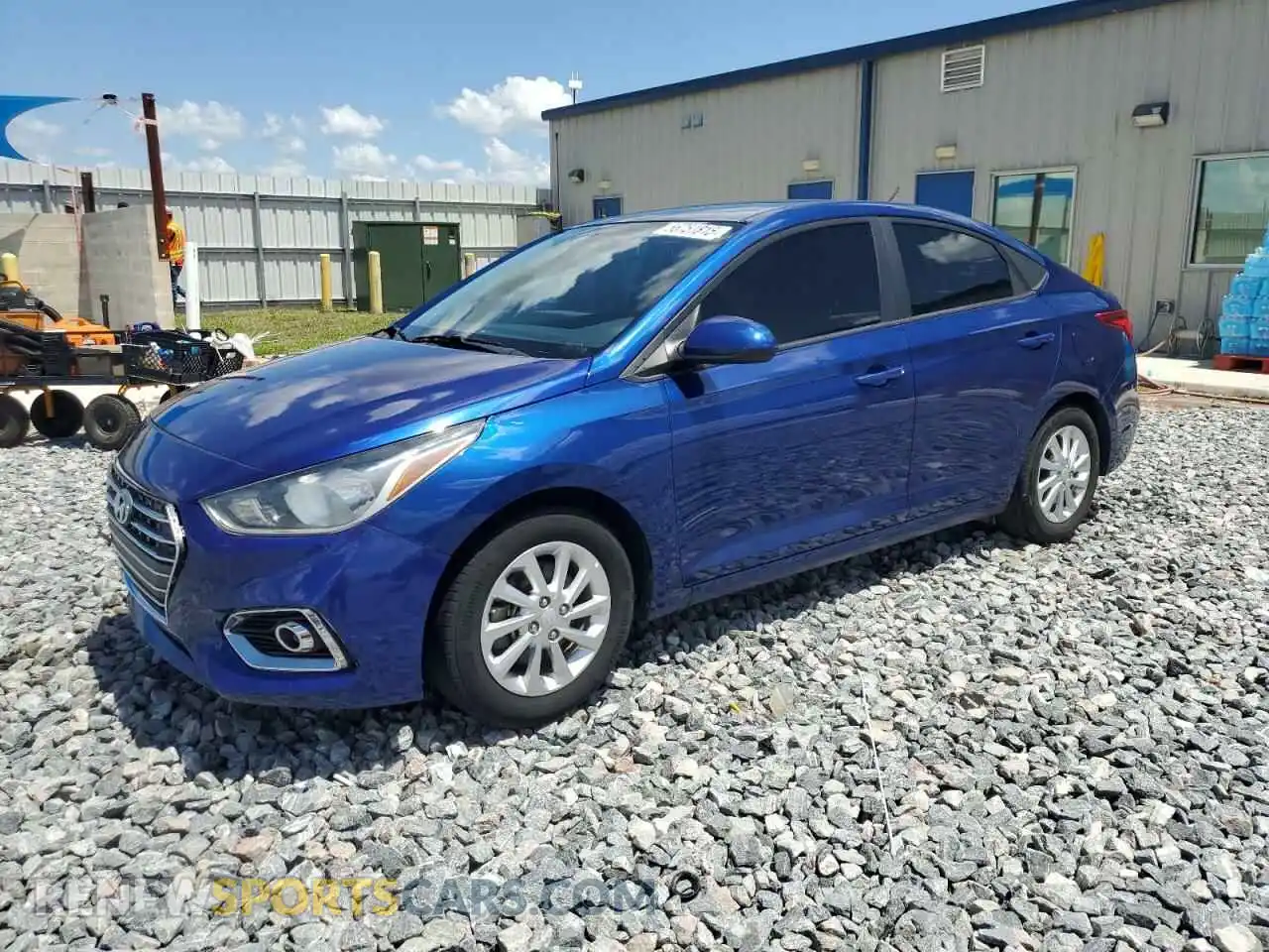 1 Photograph of a damaged car 3KPC24A62ME137097 HYUNDAI ACCENT 2021
