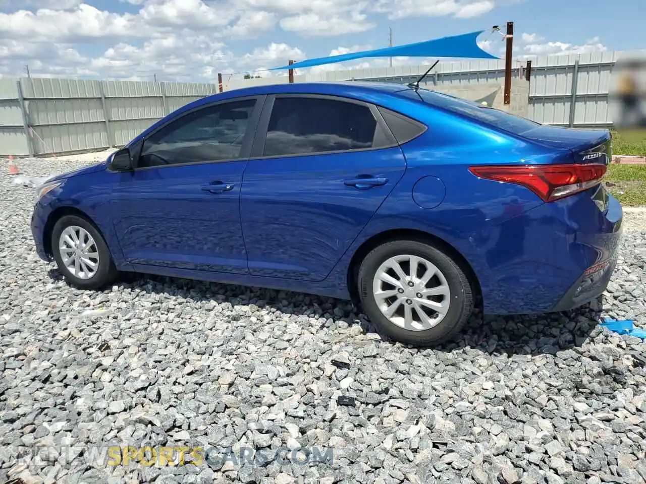 2 Photograph of a damaged car 3KPC24A62ME137097 HYUNDAI ACCENT 2021