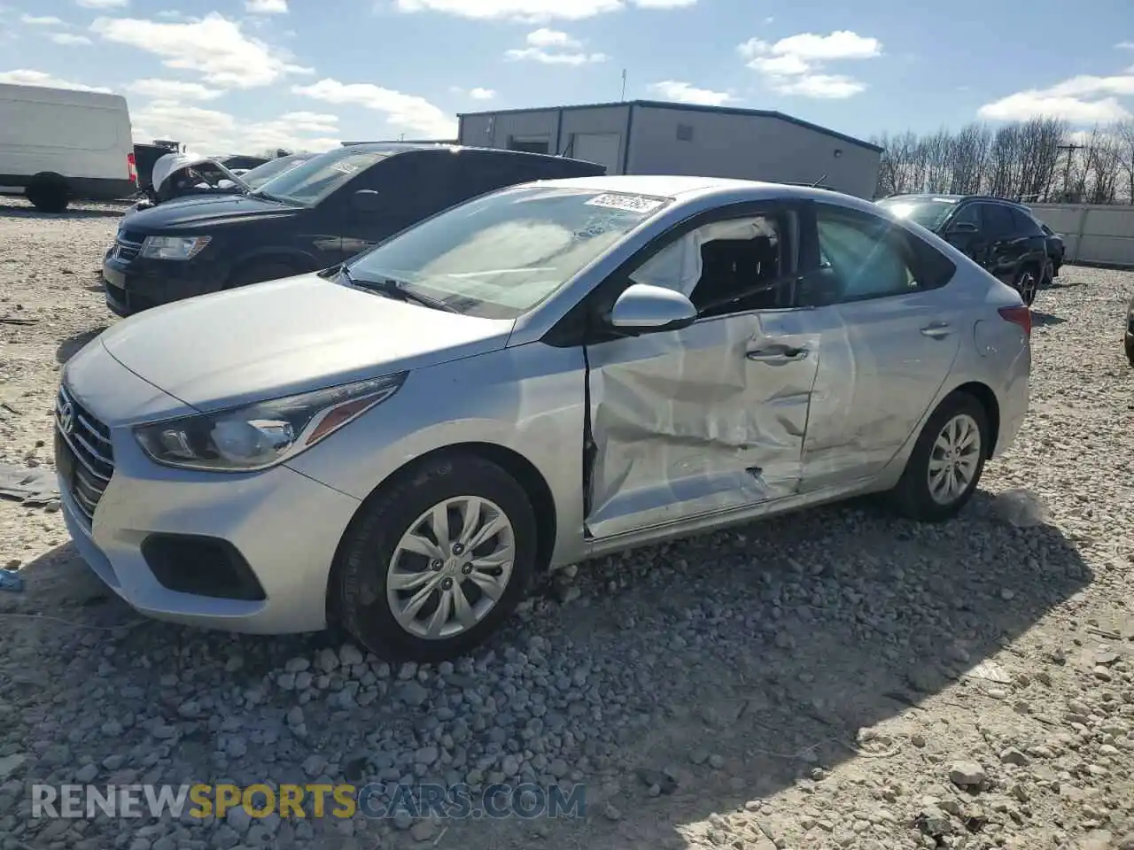 1 fotografías del automóvil dañado 3KPC24A62ME148763 HYUNDAI ACCENT 2021