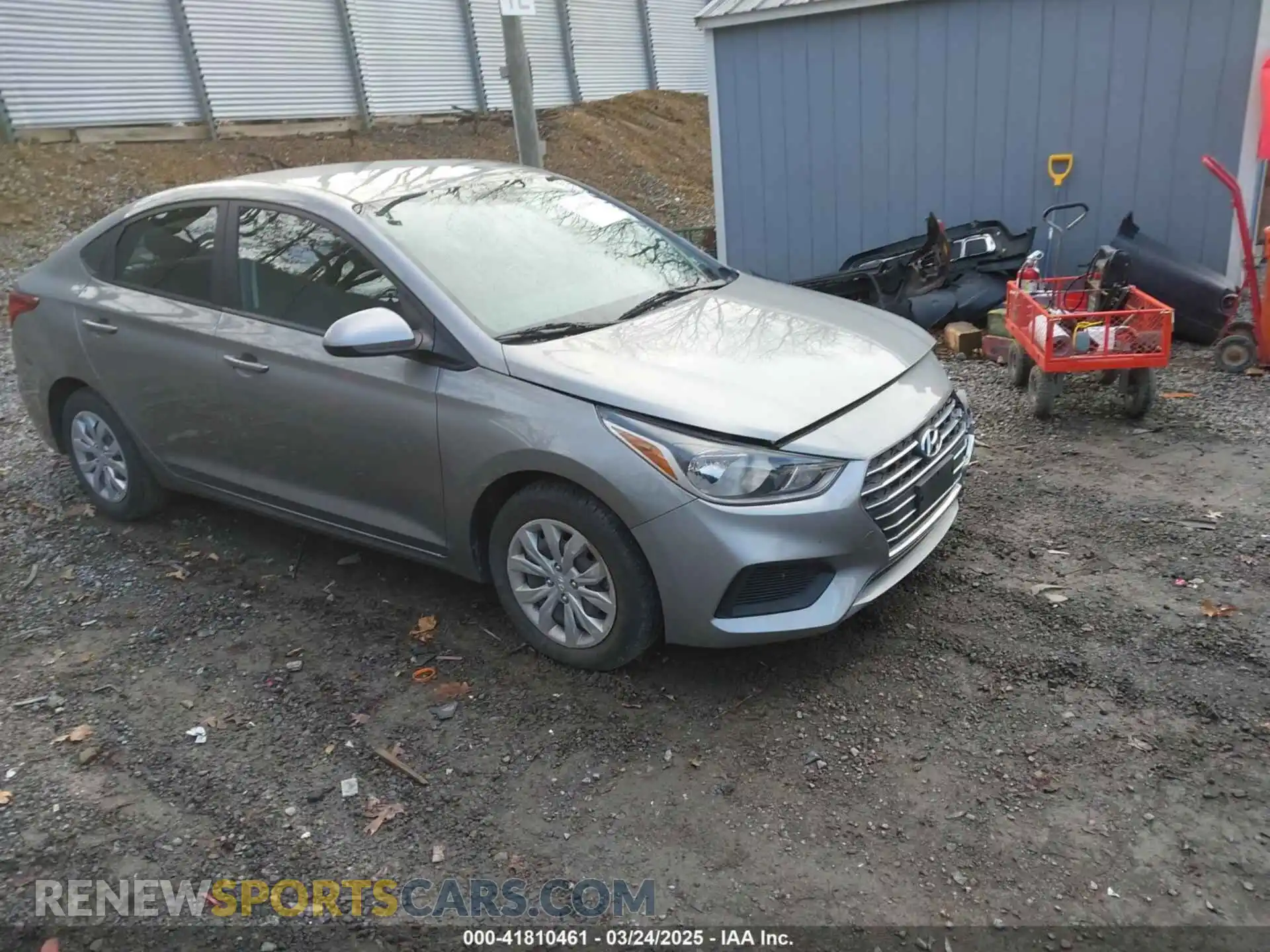 1 Photograph of a damaged car 3KPC24A64ME136307 HYUNDAI ACCENT 2021