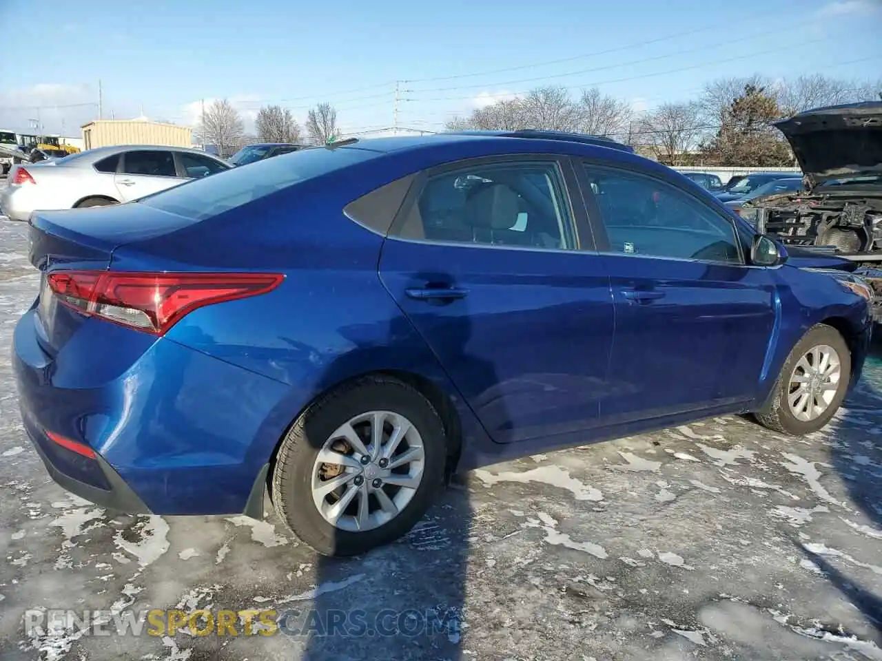 3 Photograph of a damaged car 3KPC24A64ME136615 HYUNDAI ACCENT 2021