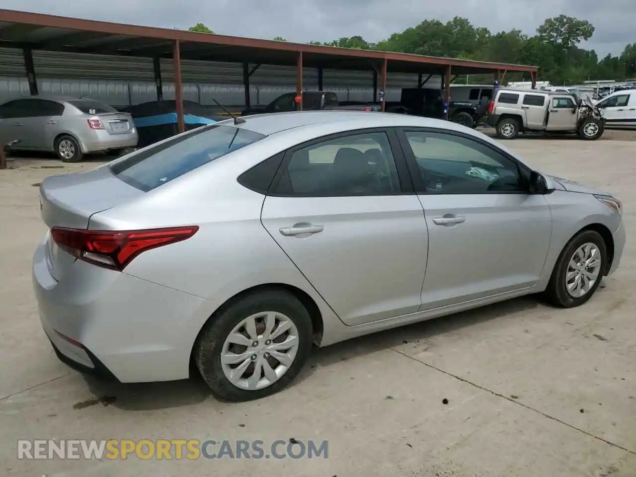 3 Фотография поврежденного автомобиля 3KPC24A64ME147212 HYUNDAI ACCENT 2021