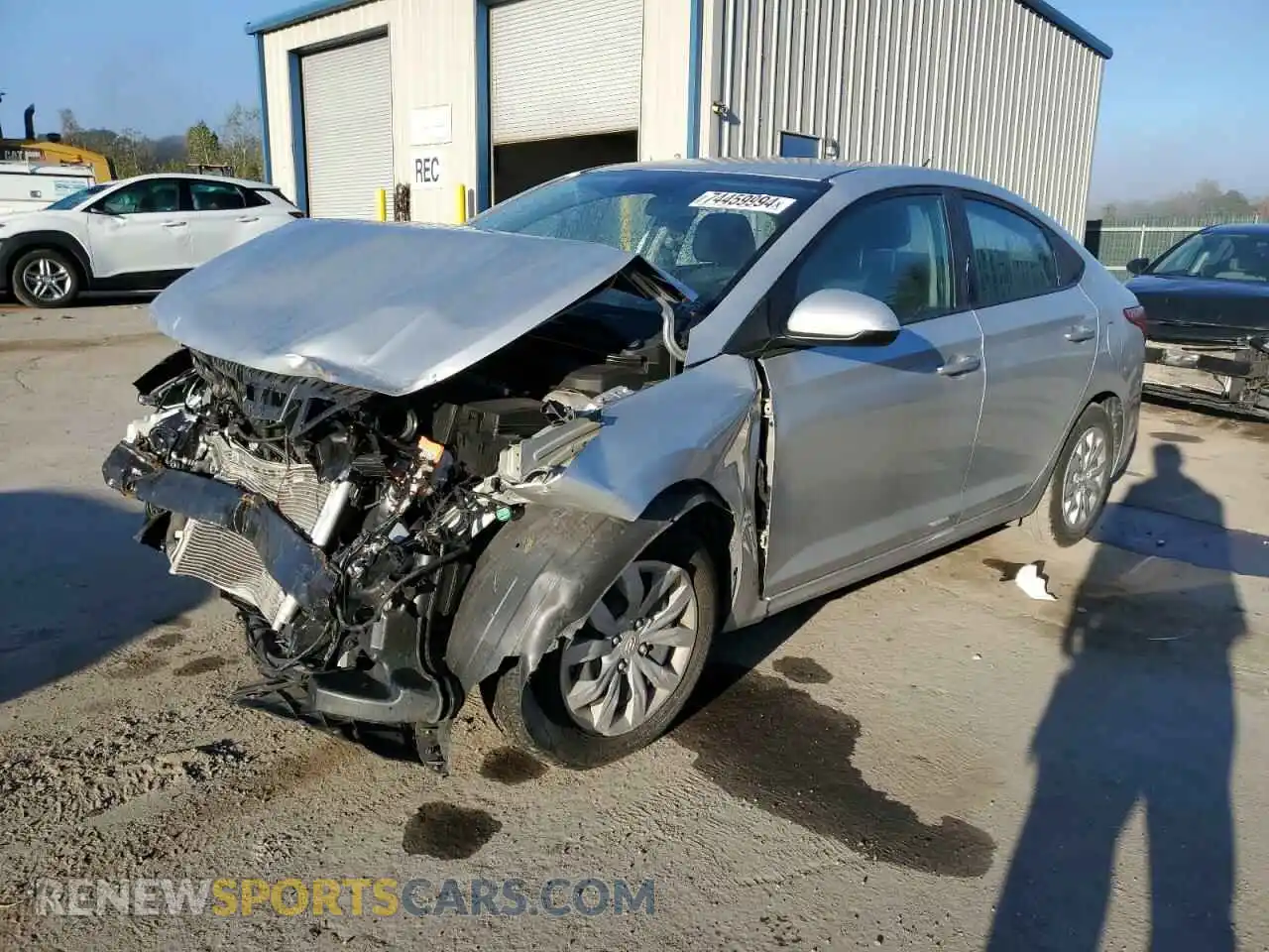 1 Photograph of a damaged car 3KPC24A64ME148795 HYUNDAI ACCENT 2021