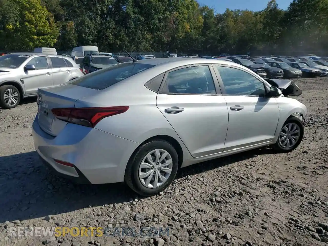 3 Photograph of a damaged car 3KPC24A64ME148795 HYUNDAI ACCENT 2021