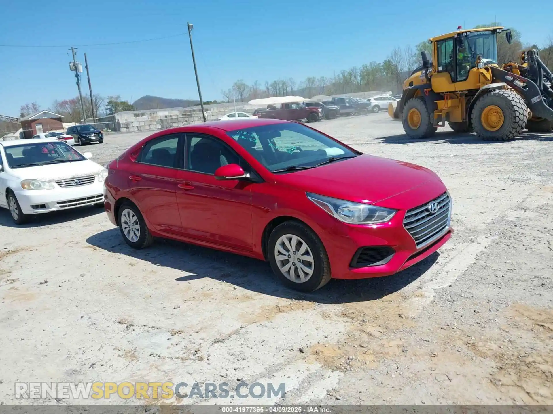 1 Photograph of a damaged car 3KPC24A65ME131214 HYUNDAI ACCENT 2021