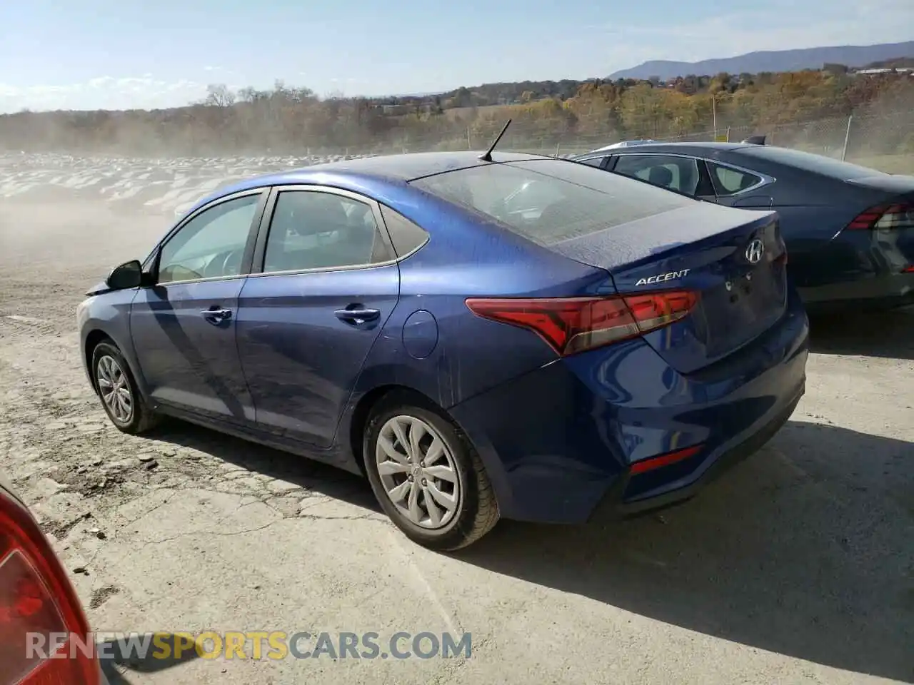 2 Photograph of a damaged car 3KPC24A65ME132265 HYUNDAI ACCENT 2021
