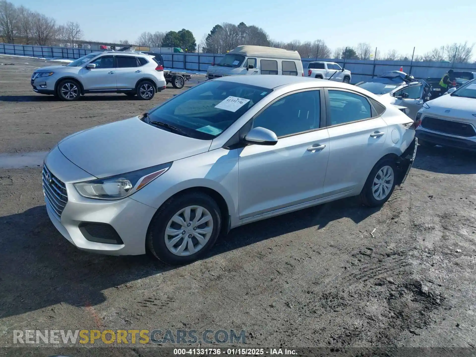 2 Photograph of a damaged car 3KPC24A65ME139281 HYUNDAI ACCENT 2021