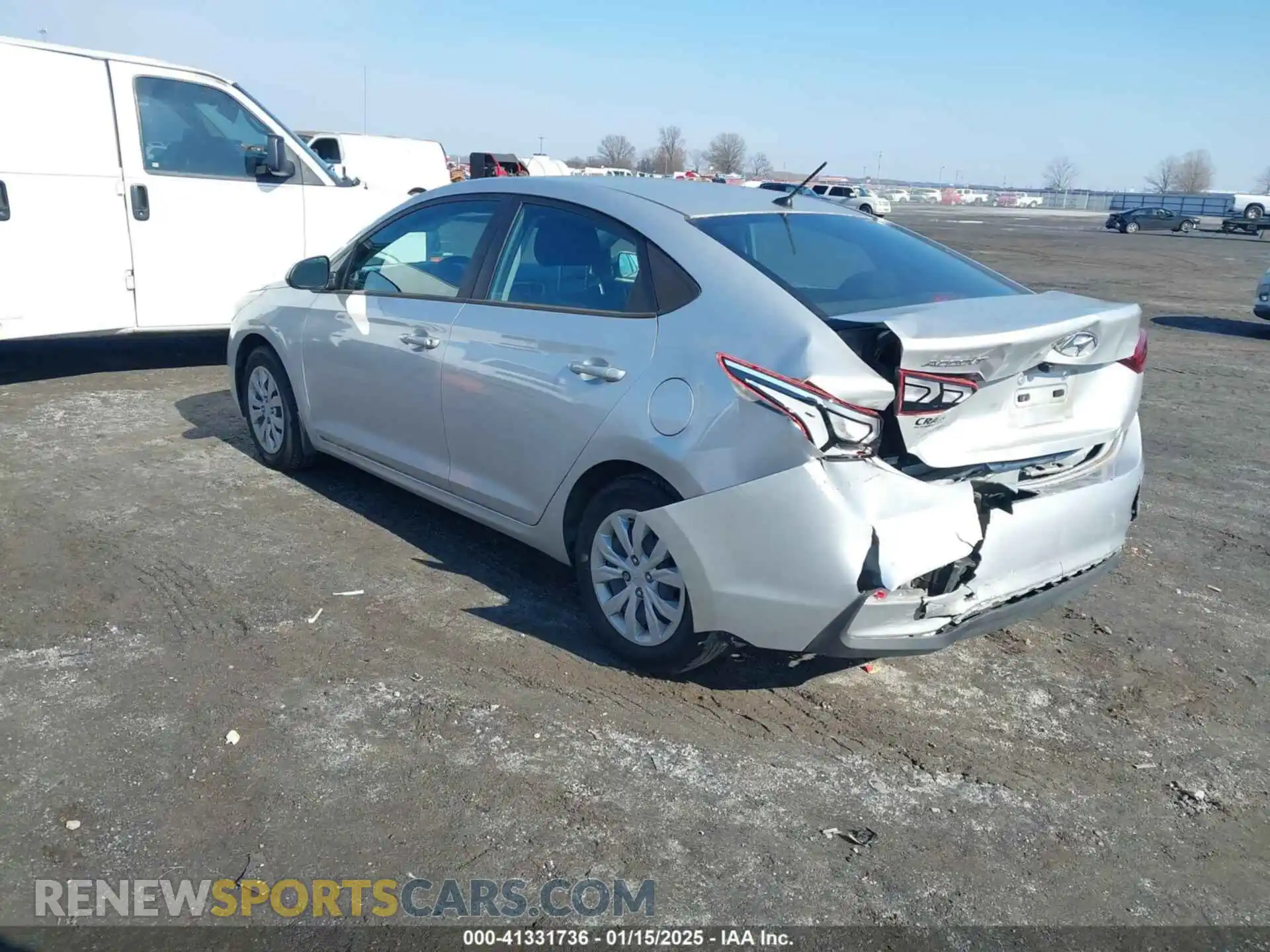 3 Photograph of a damaged car 3KPC24A65ME139281 HYUNDAI ACCENT 2021