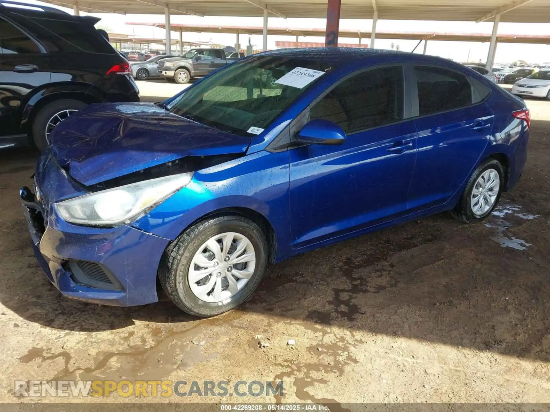 2 Photograph of a damaged car 3KPC24A66ME130508 HYUNDAI ACCENT 2021
