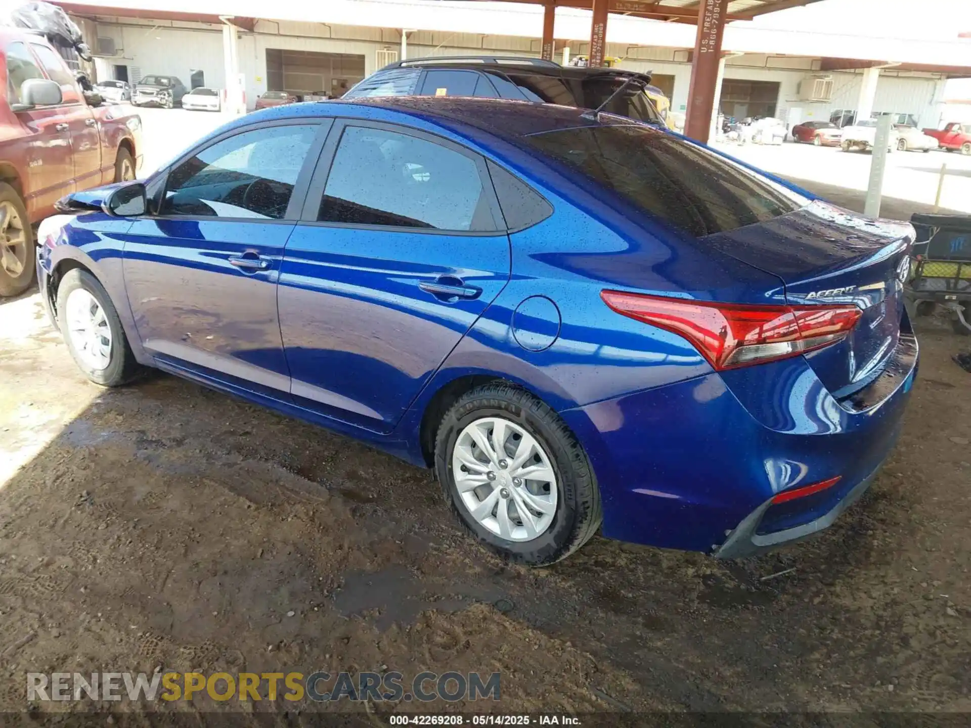 3 Photograph of a damaged car 3KPC24A66ME130508 HYUNDAI ACCENT 2021
