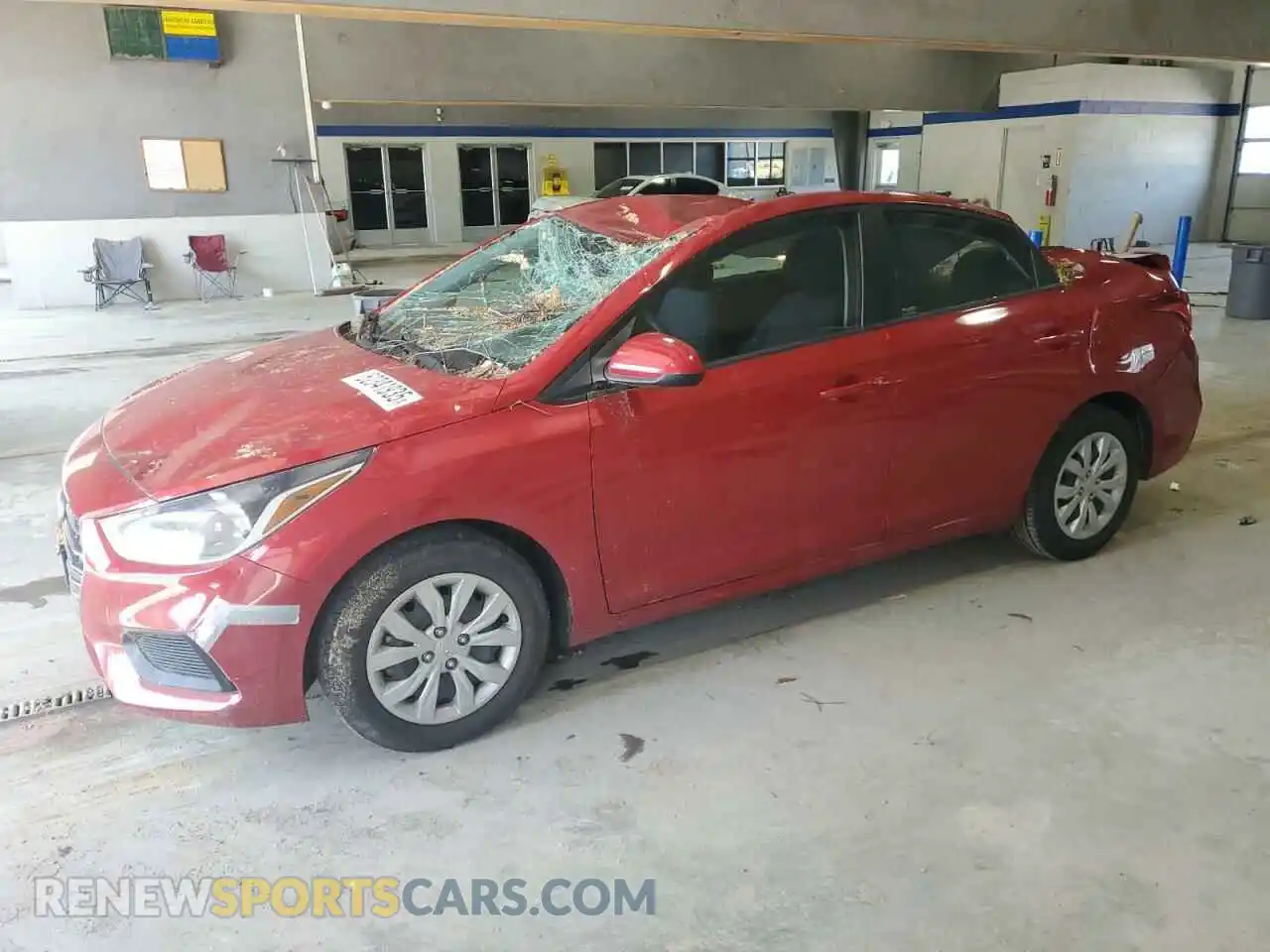 1 Photograph of a damaged car 3KPC24A66ME138088 HYUNDAI ACCENT 2021