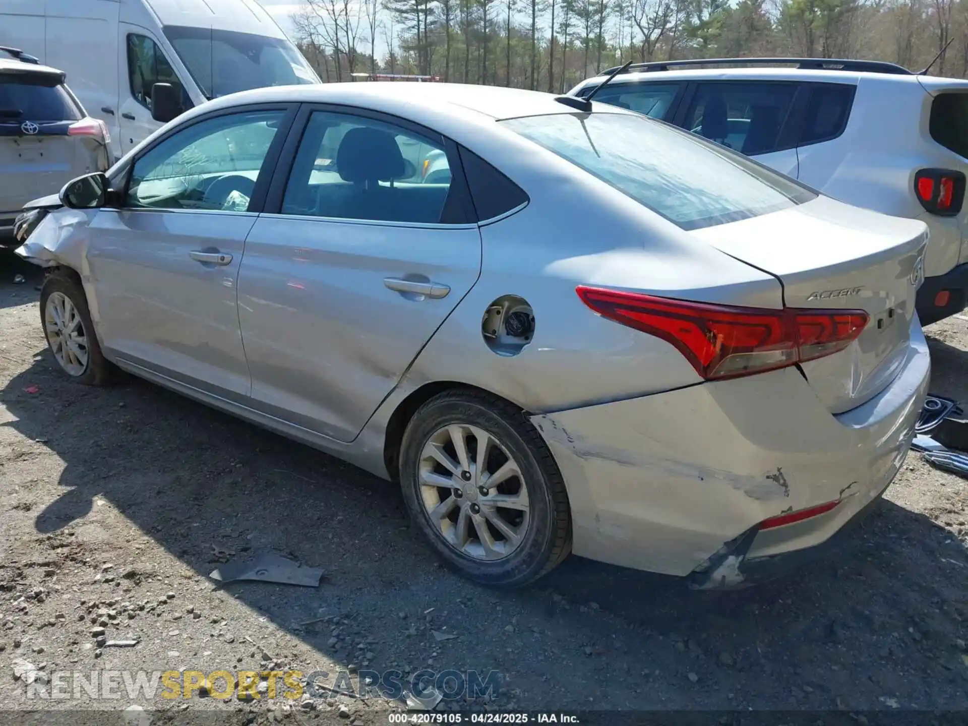 3 Фотография поврежденного автомобиля 3KPC24A66ME146496 HYUNDAI ACCENT 2021