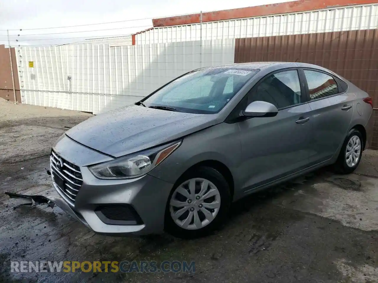 1 Photograph of a damaged car 3KPC24A66ME149348 HYUNDAI ACCENT 2021