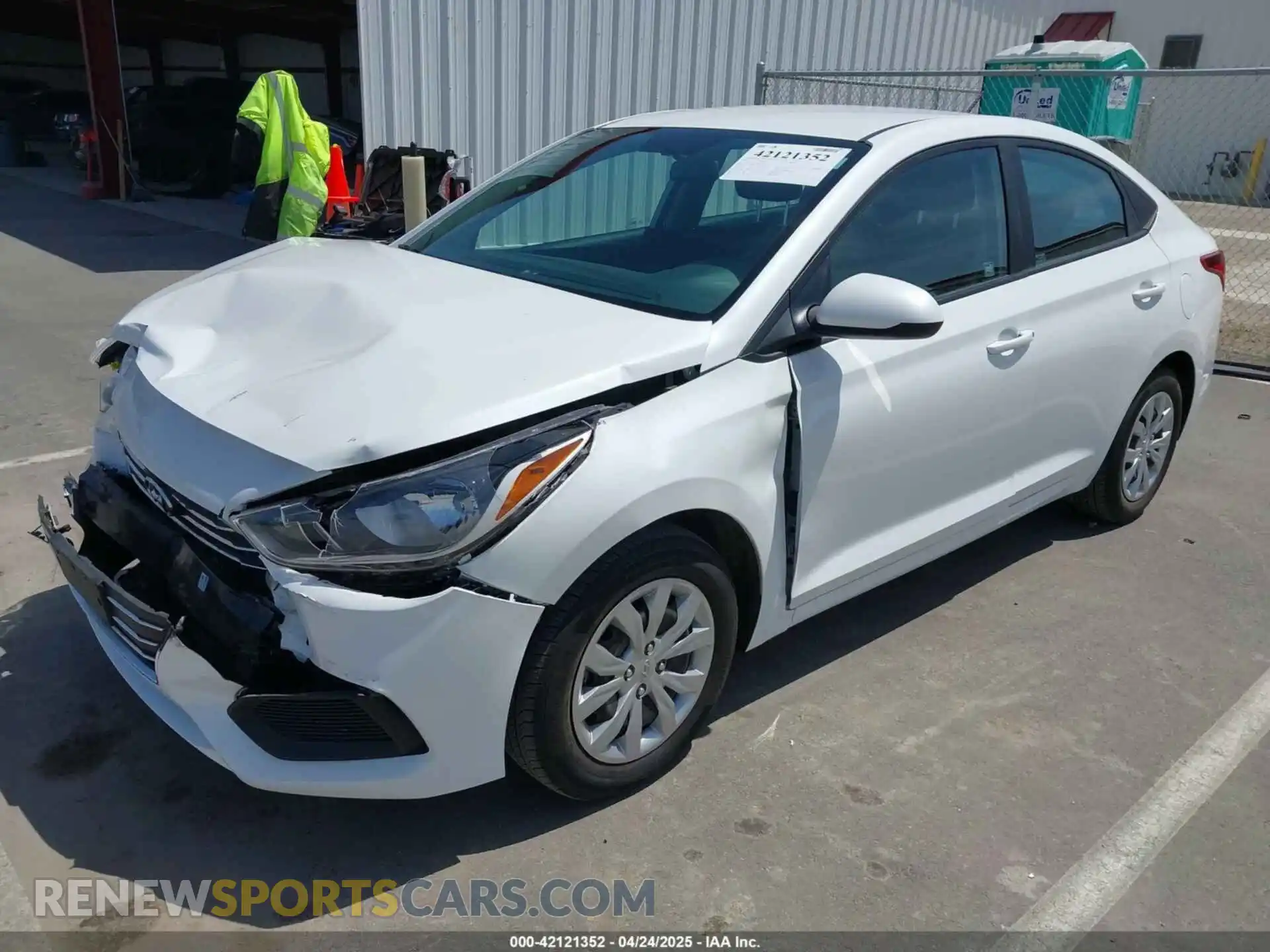 2 Фотография поврежденного автомобиля 3KPC24A66ME153125 HYUNDAI ACCENT 2021