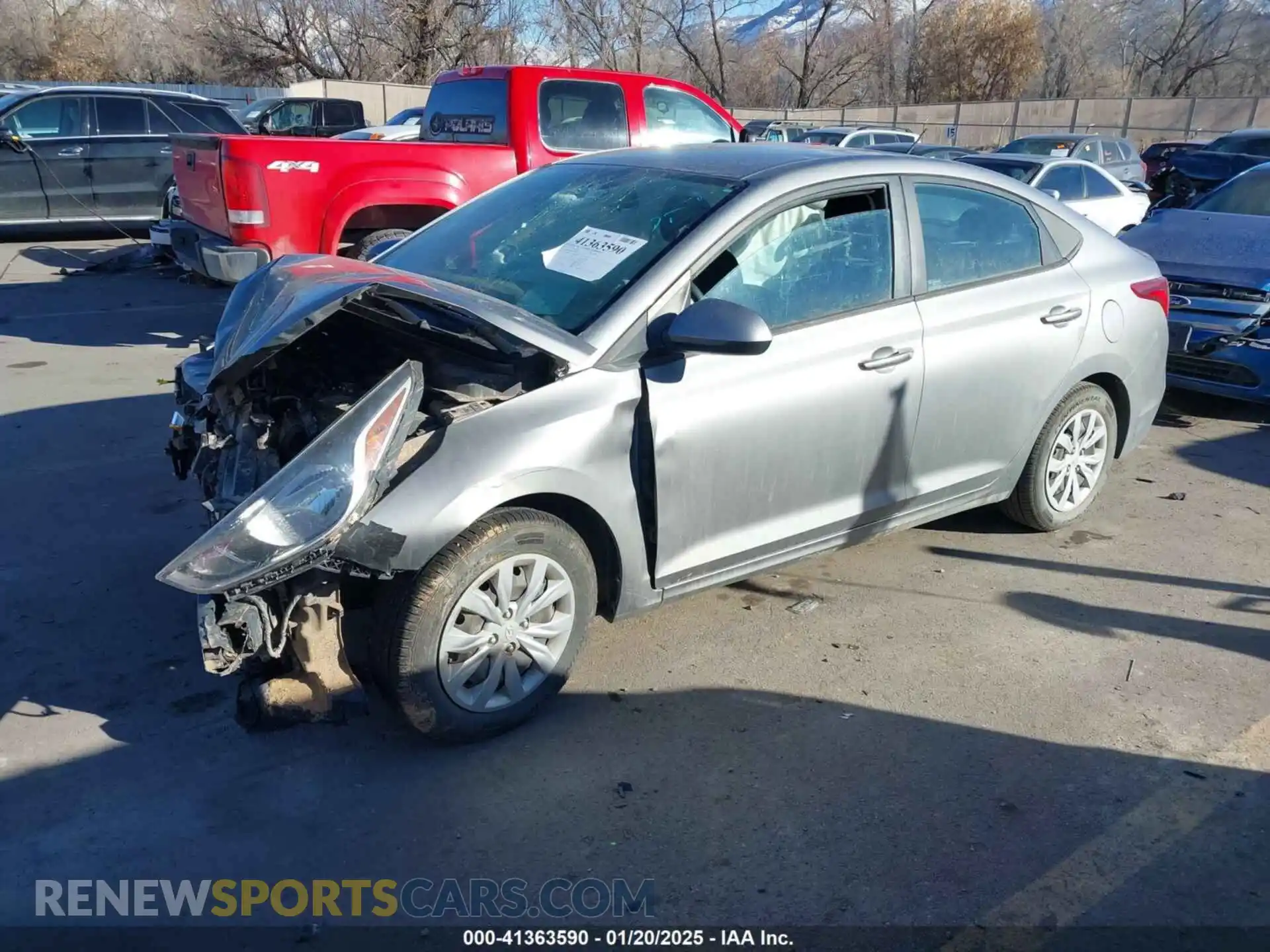 2 Фотография поврежденного автомобиля 3KPC24A68ME146936 HYUNDAI ACCENT 2021