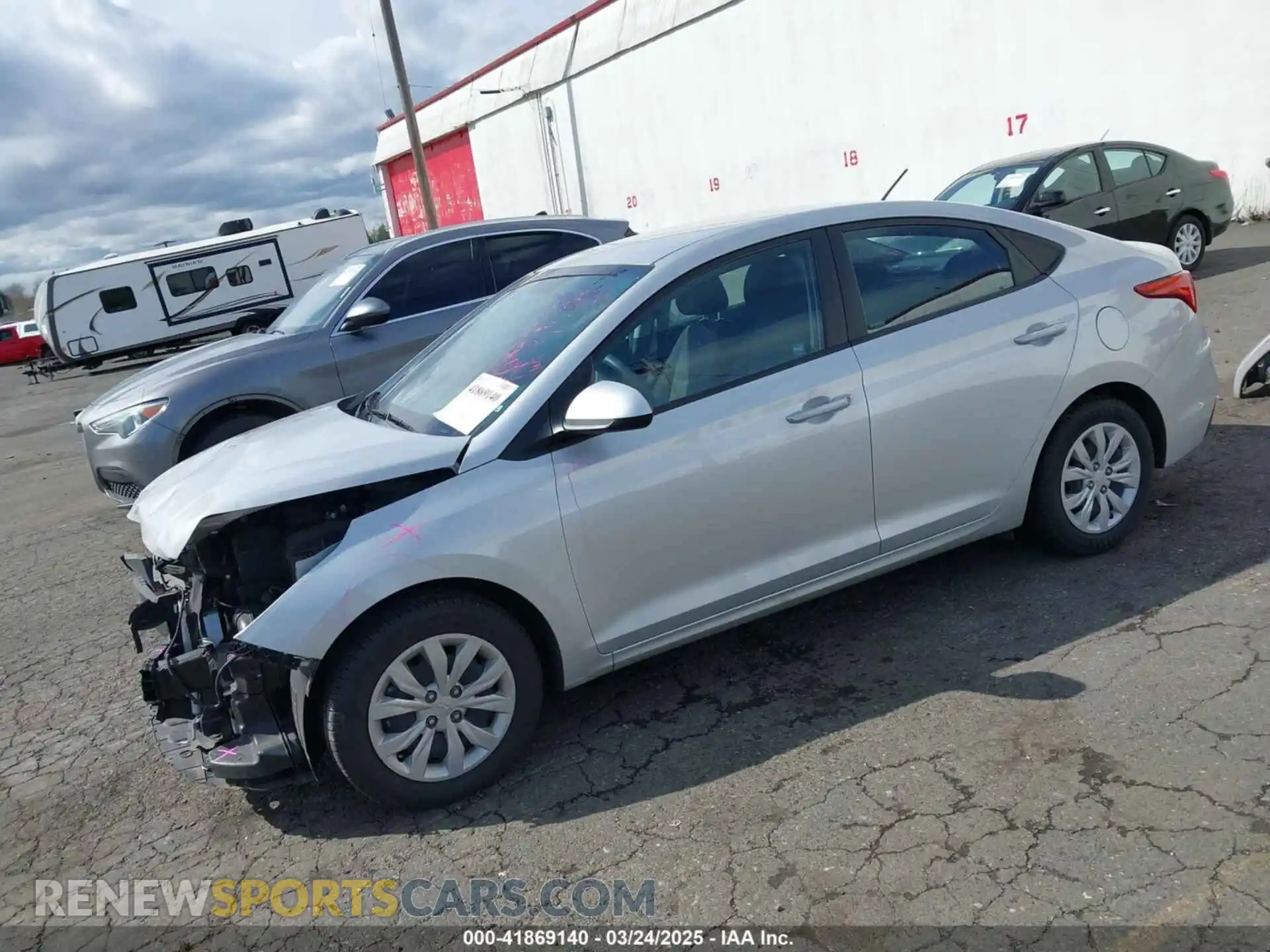 2 Фотография поврежденного автомобиля 3KPC24A68ME149058 HYUNDAI ACCENT 2021