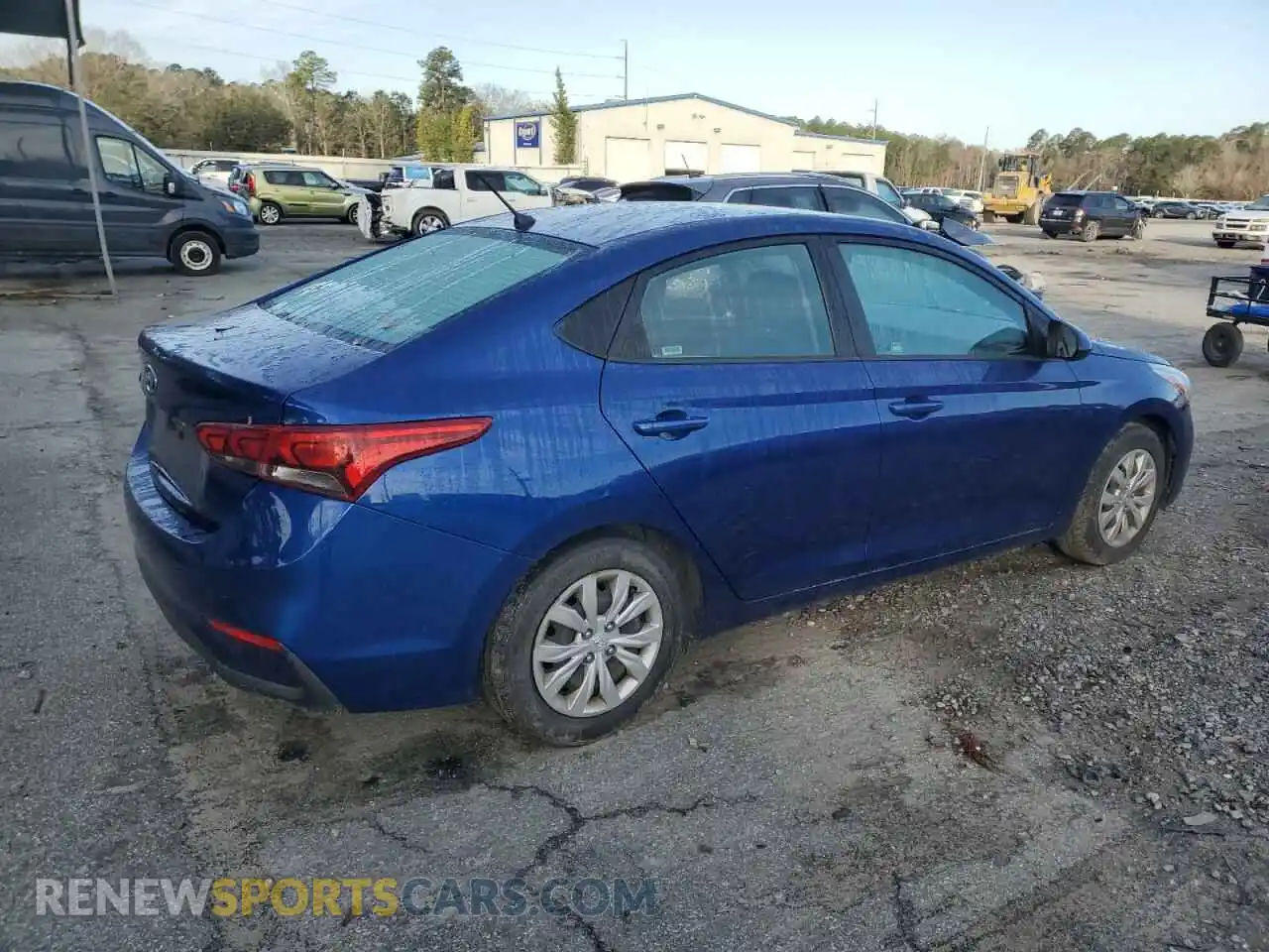3 Photograph of a damaged car 3KPC24A69ME149392 HYUNDAI ACCENT 2021