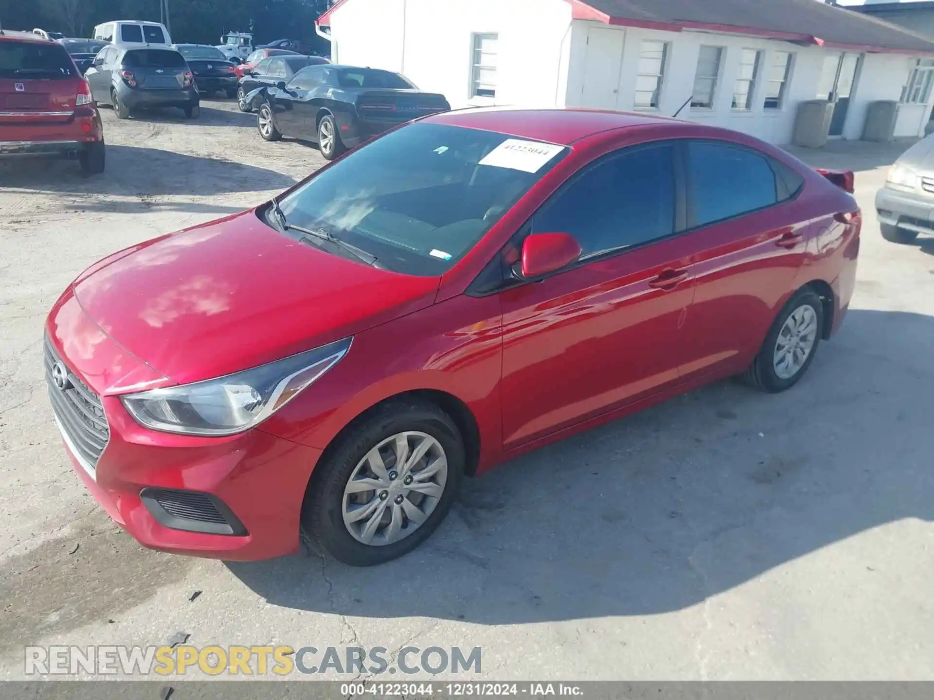 2 Photograph of a damaged car 3KPC24A6XME128714 HYUNDAI ACCENT 2021