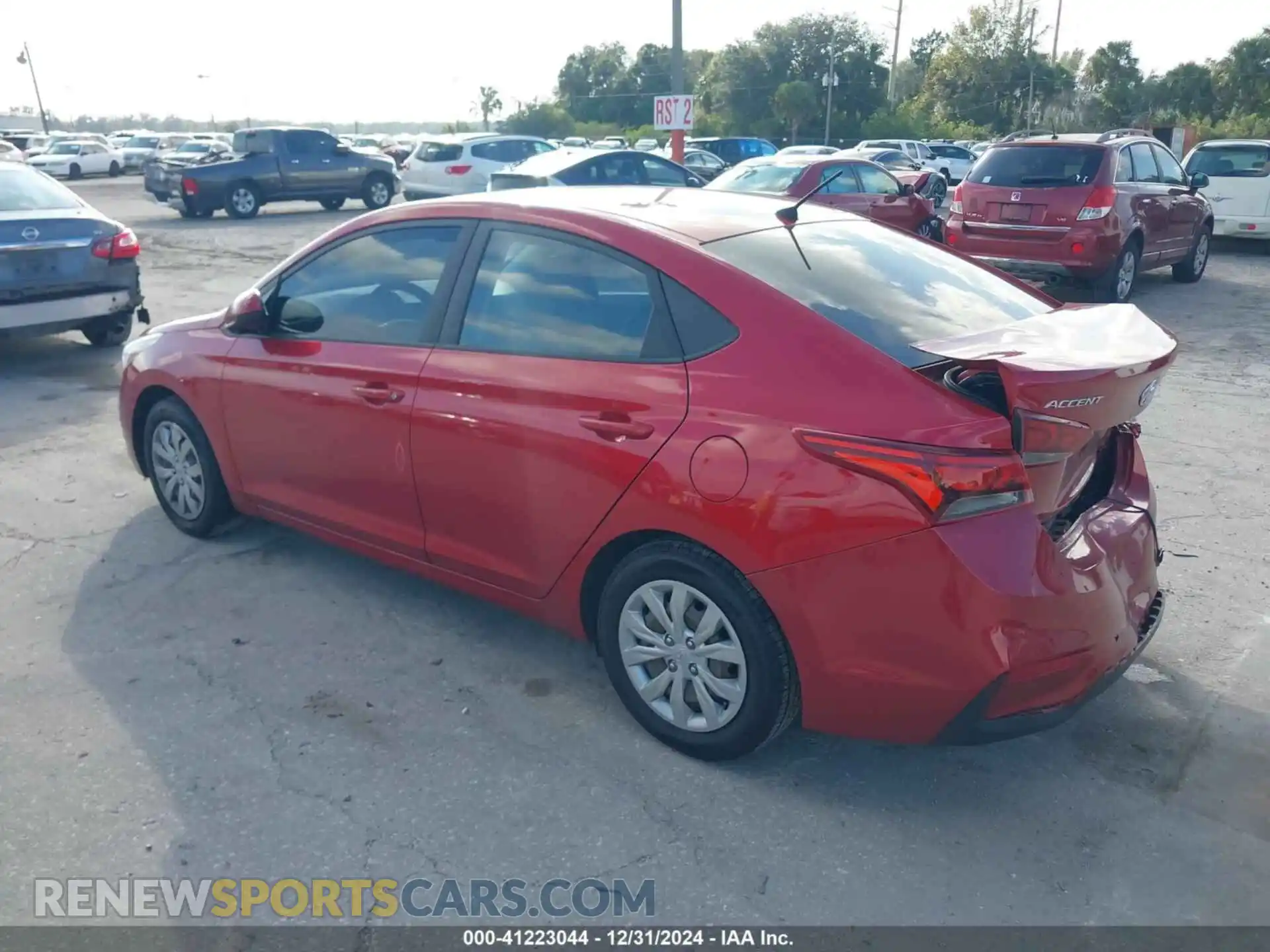 3 Photograph of a damaged car 3KPC24A6XME128714 HYUNDAI ACCENT 2021