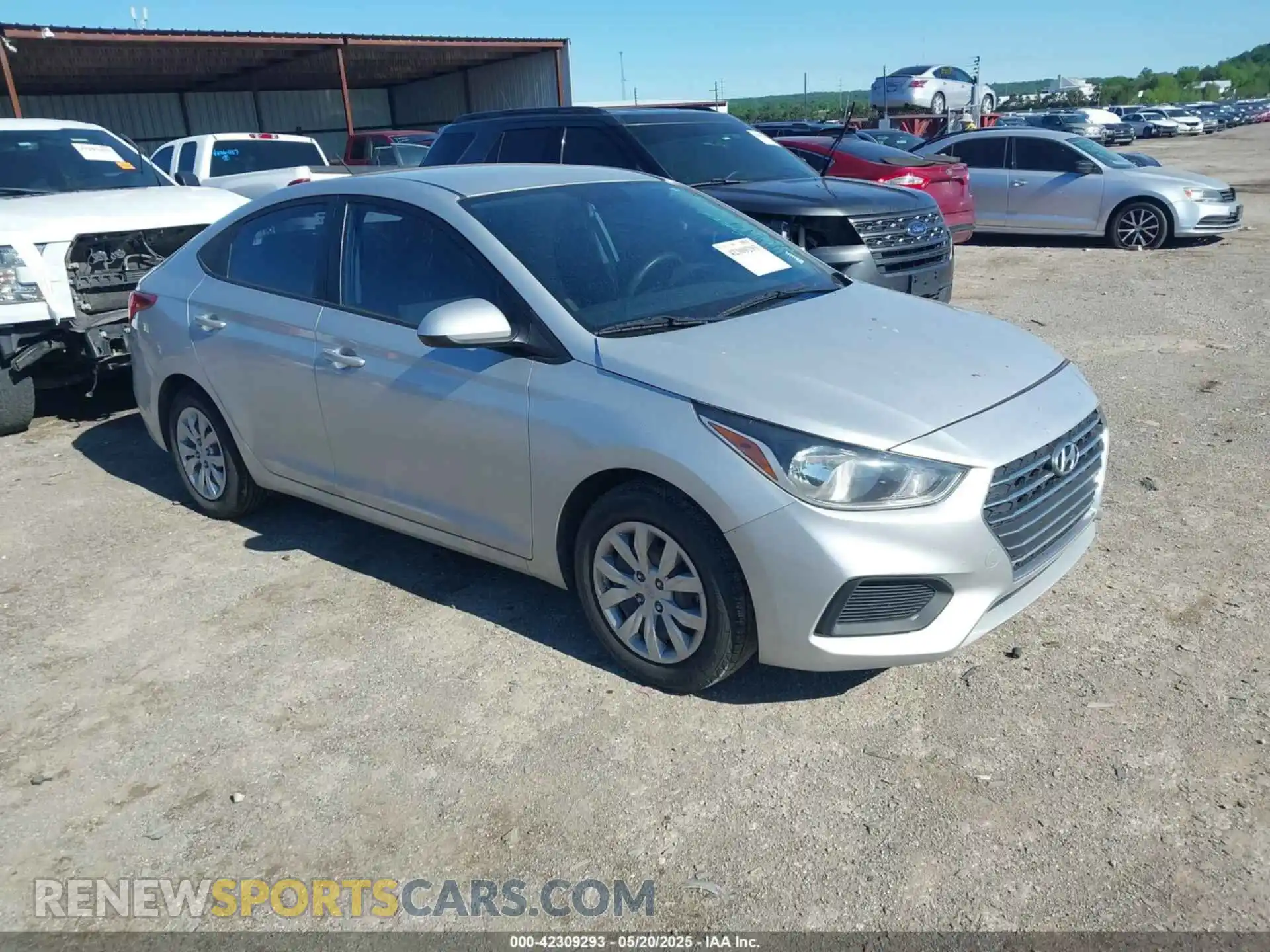 1 Photograph of a damaged car 3KPC24A6XME129507 HYUNDAI ACCENT 2021