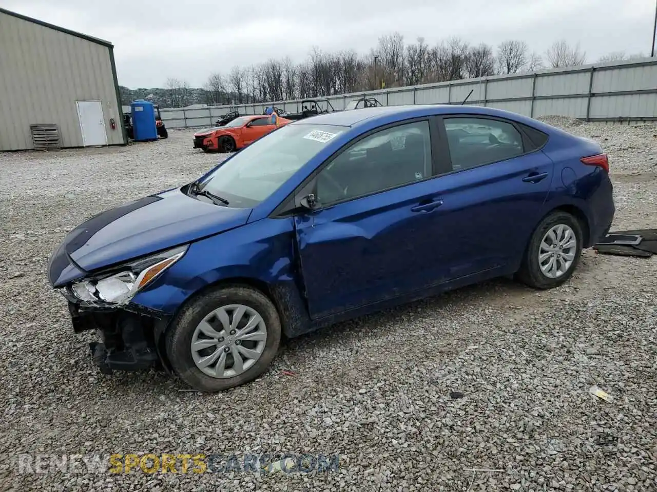 1 Photograph of a damaged car 3KPC24A6XME138675 HYUNDAI ACCENT 2021