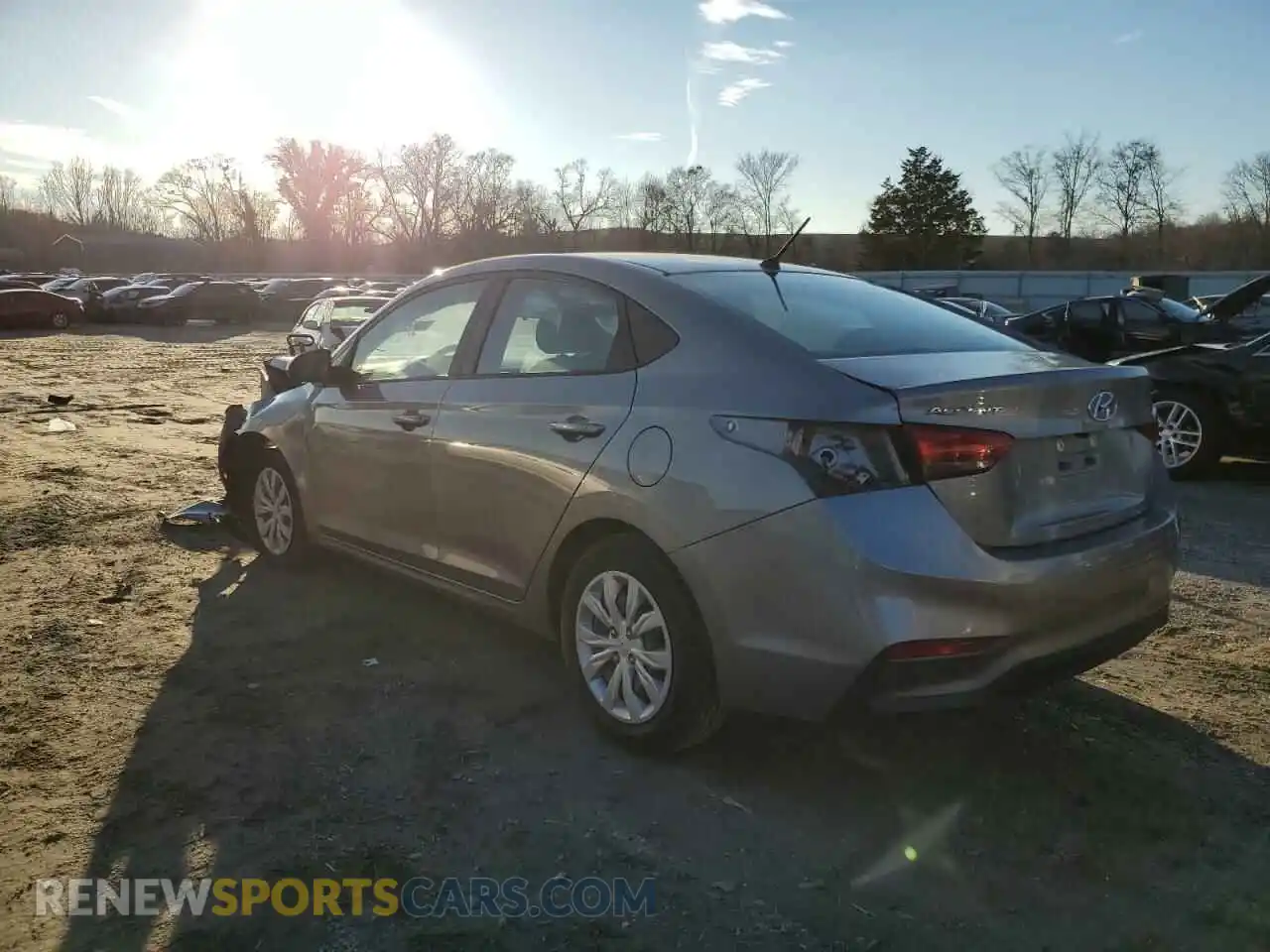 2 Photograph of a damaged car 3KPC24A6XME143326 HYUNDAI ACCENT 2021