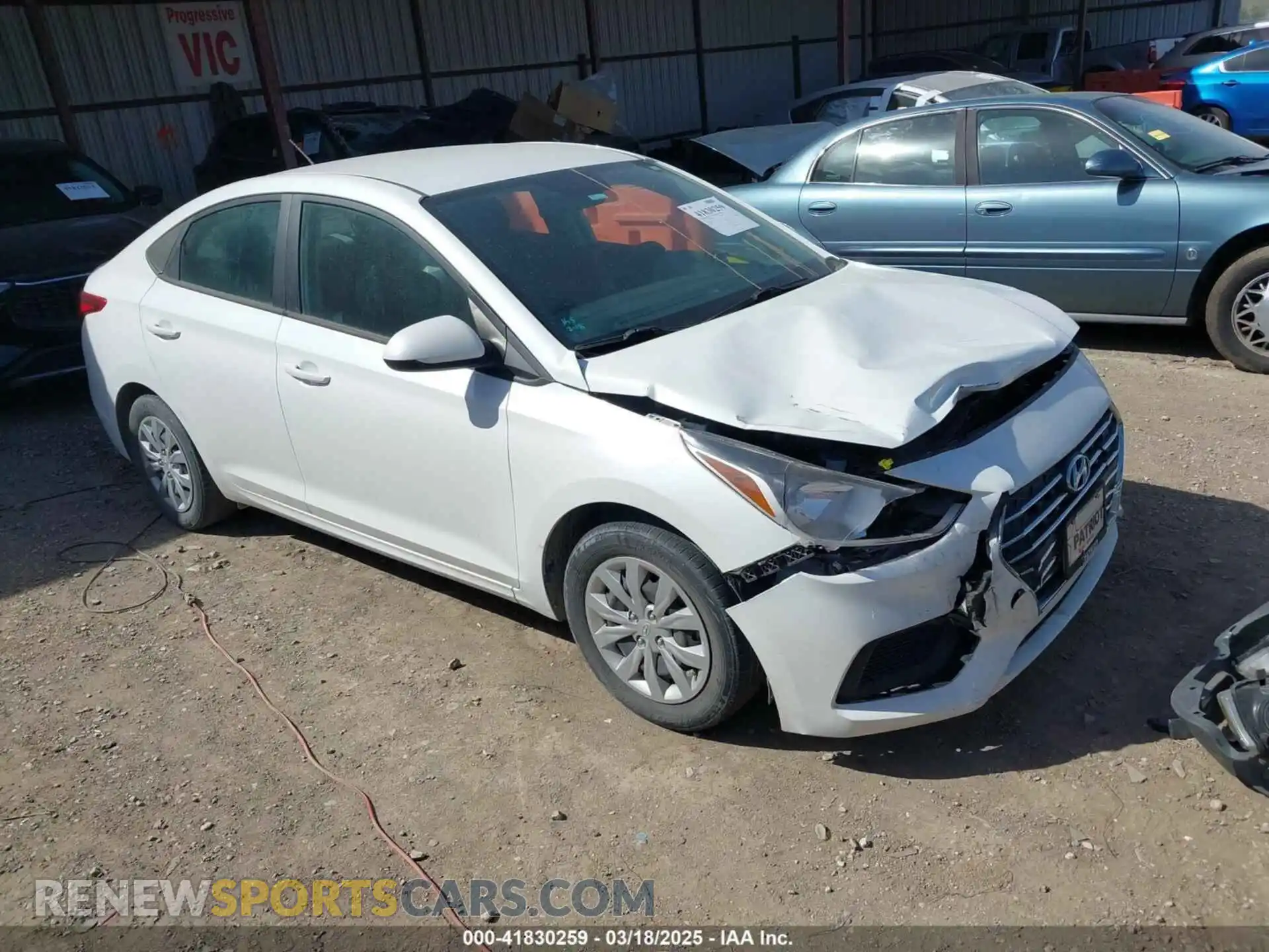 1 Фотография поврежденного автомобиля 3KPC24A6XME148378 HYUNDAI ACCENT 2021