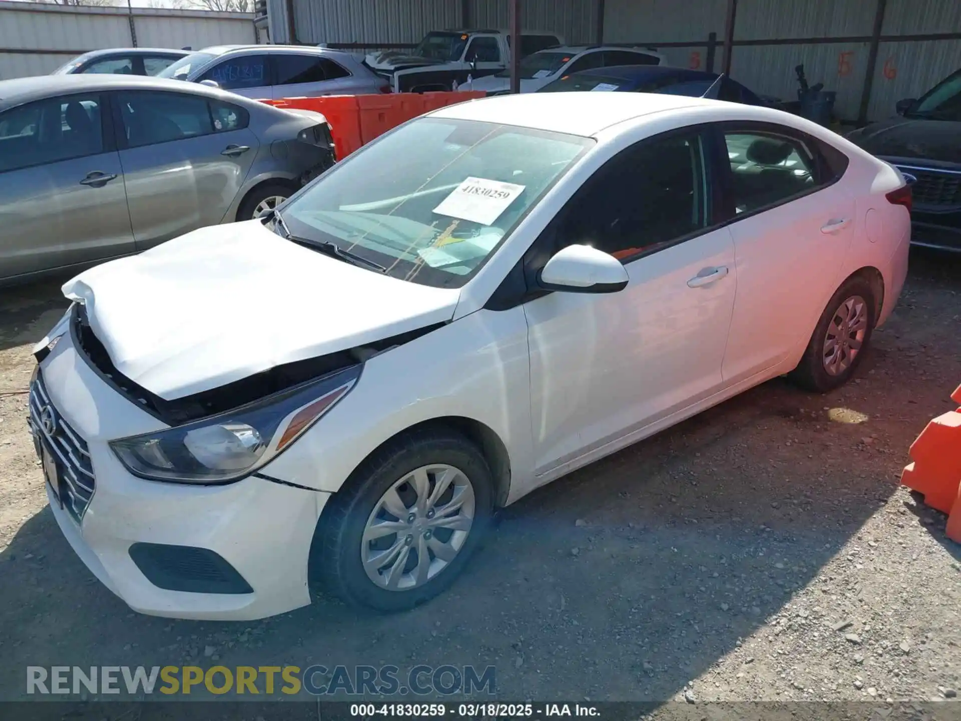 2 Фотография поврежденного автомобиля 3KPC24A6XME148378 HYUNDAI ACCENT 2021