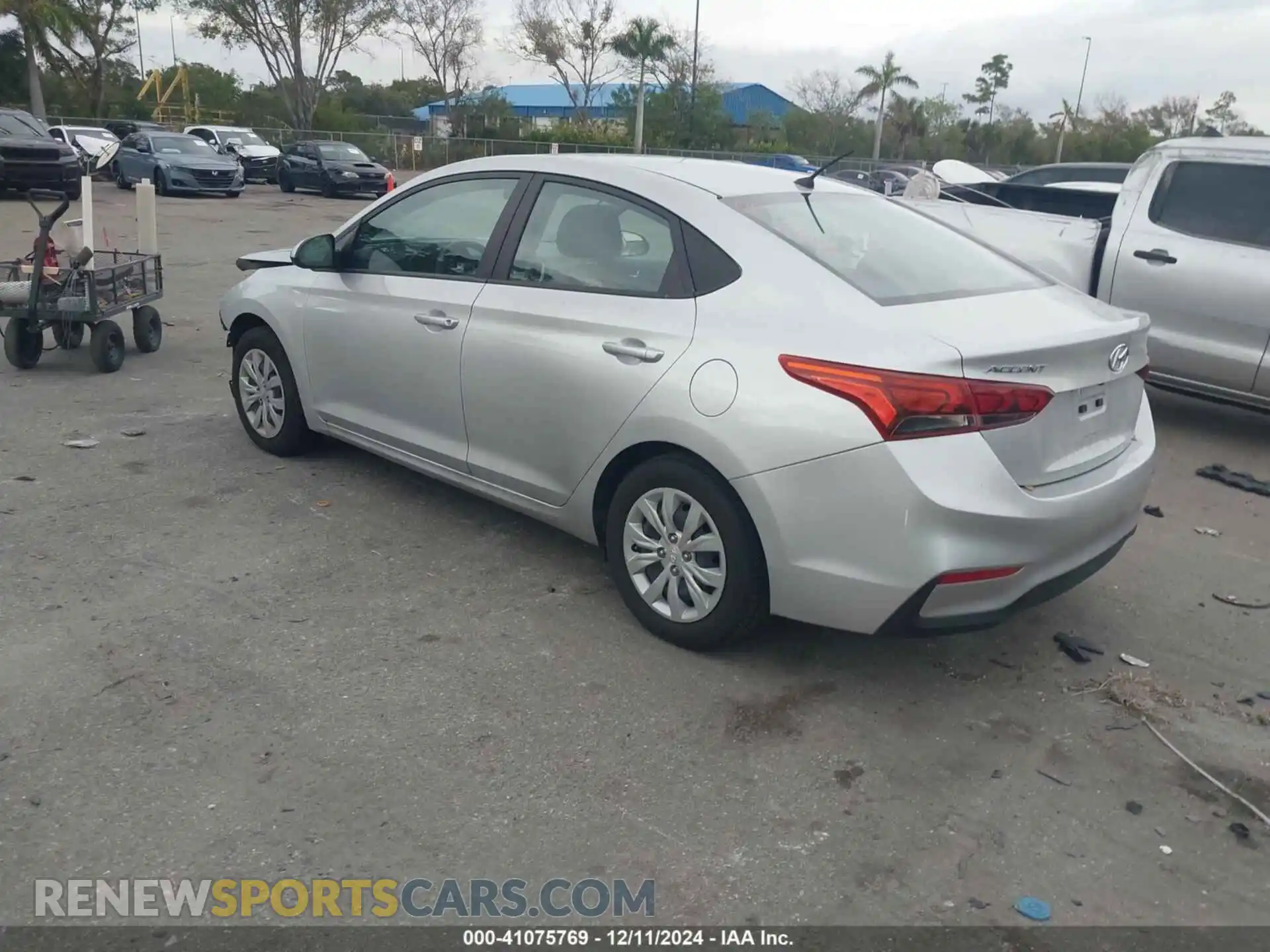 3 Photograph of a damaged car 3KPC24A6XME148736 HYUNDAI ACCENT 2021