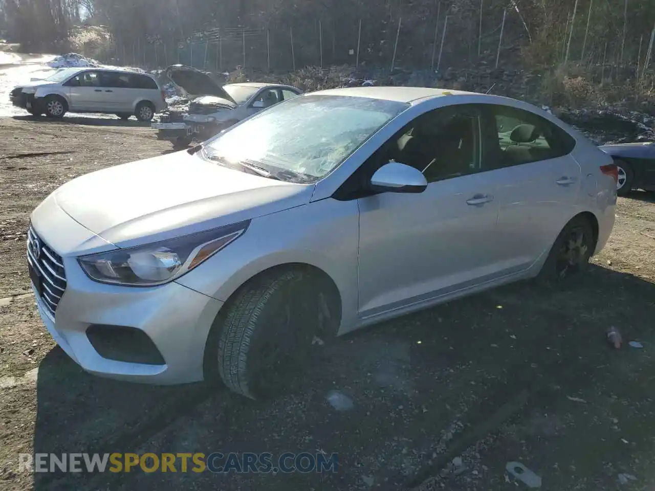 1 Photograph of a damaged car 3KPC24A6XME149028 HYUNDAI ACCENT 2021