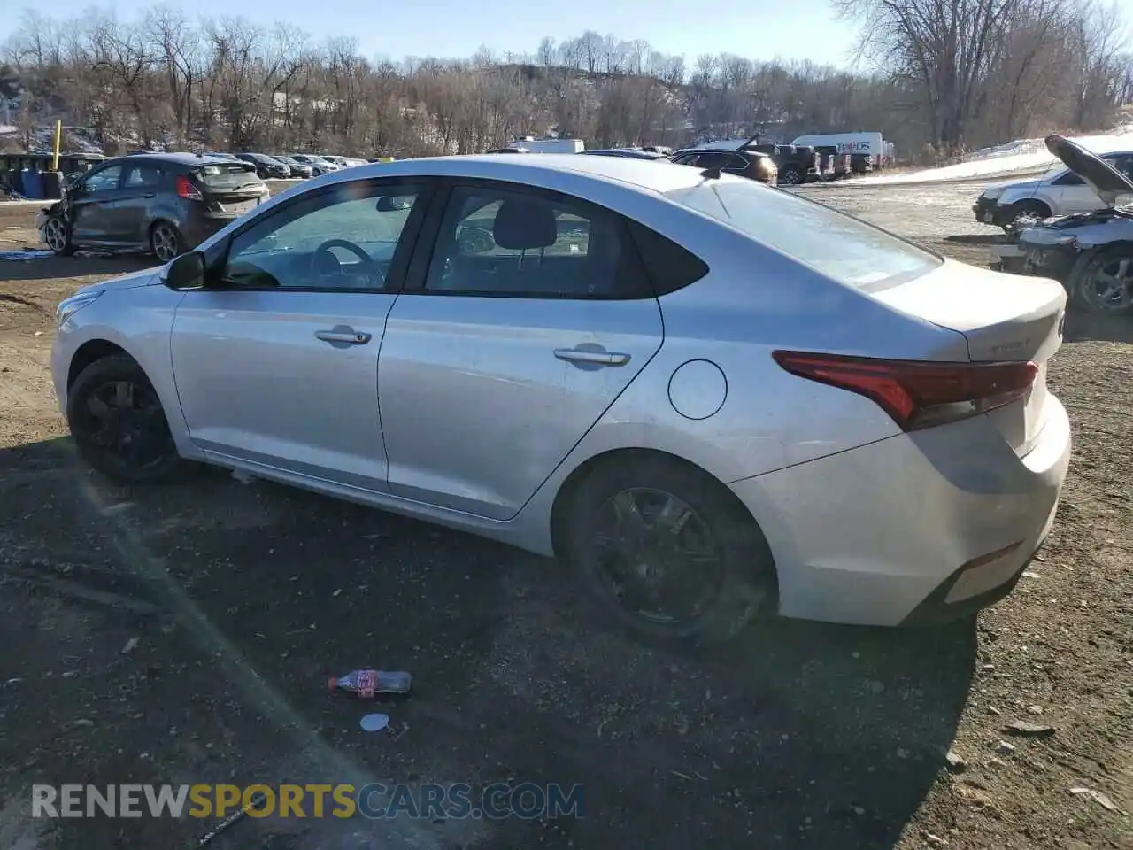 2 Photograph of a damaged car 3KPC24A6XME149028 HYUNDAI ACCENT 2021