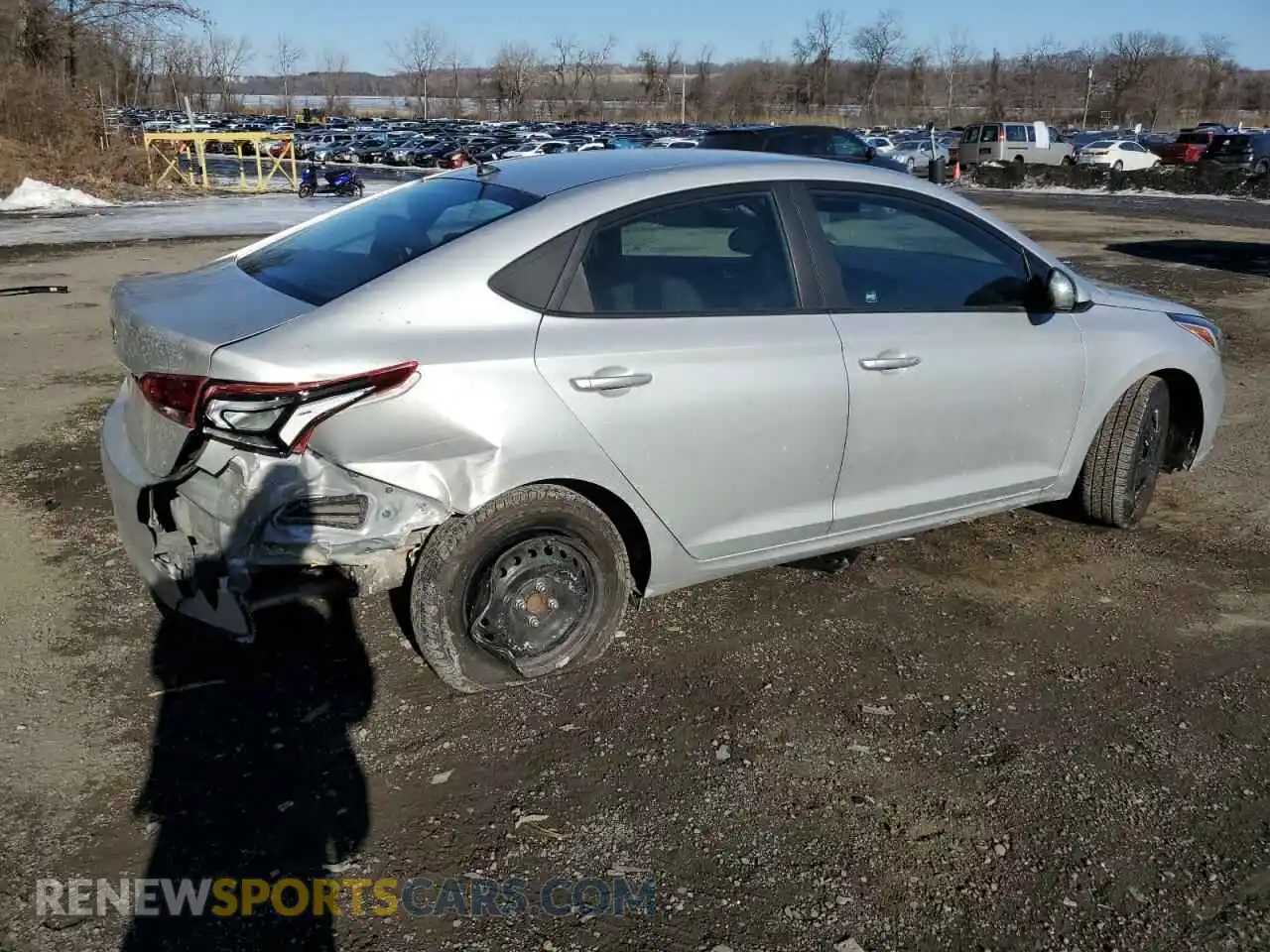 3 Photograph of a damaged car 3KPC24A6XME149028 HYUNDAI ACCENT 2021