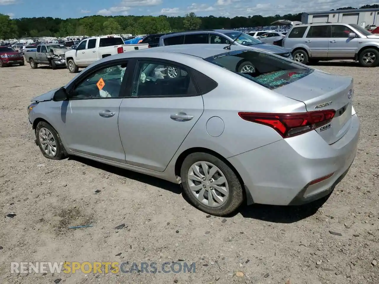 2 Фотография поврежденного автомобиля 3KPC24A66NE157337 HYUNDAI ACCENT 2022