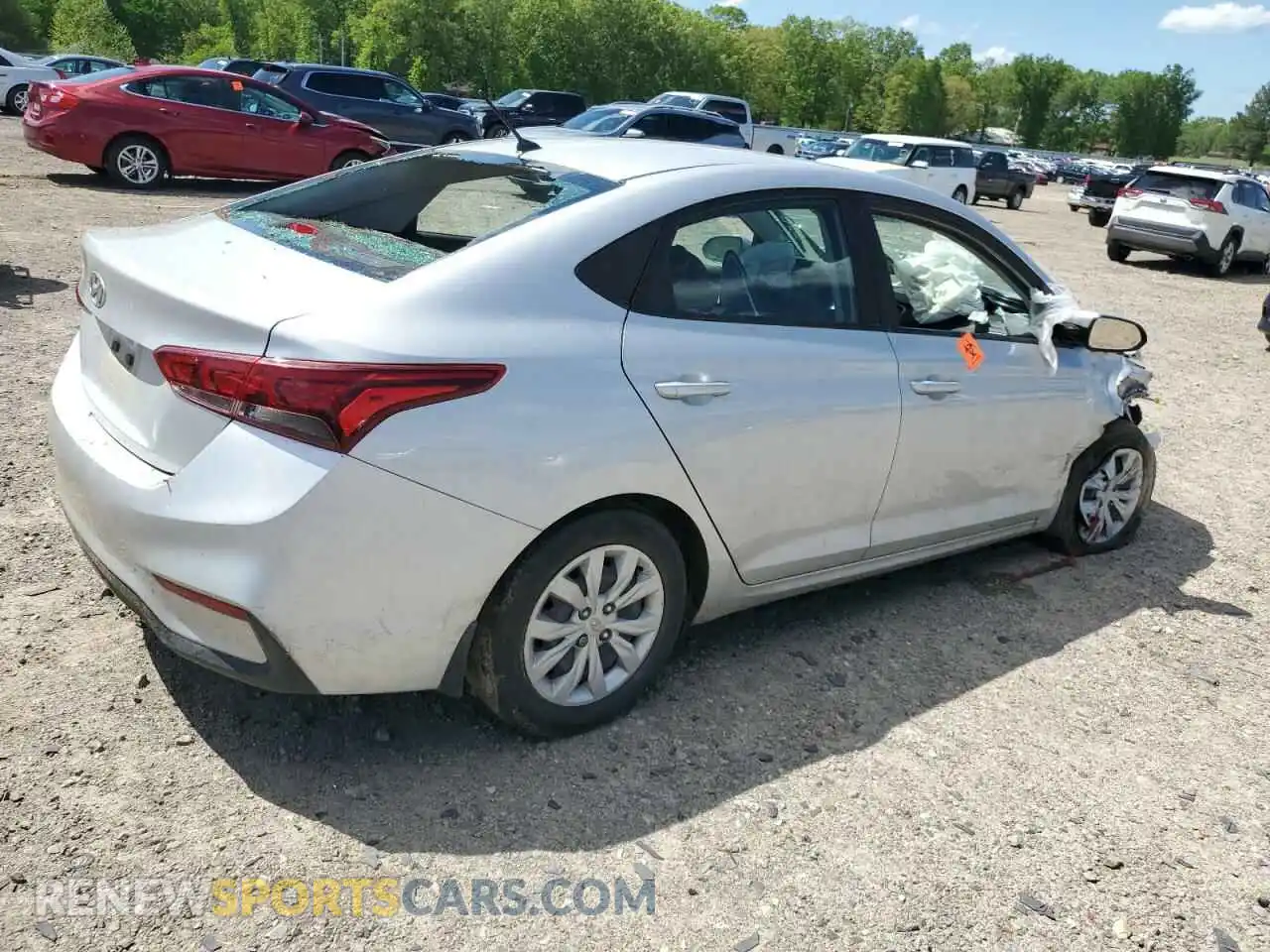 3 Фотография поврежденного автомобиля 3KPC24A66NE157337 HYUNDAI ACCENT 2022