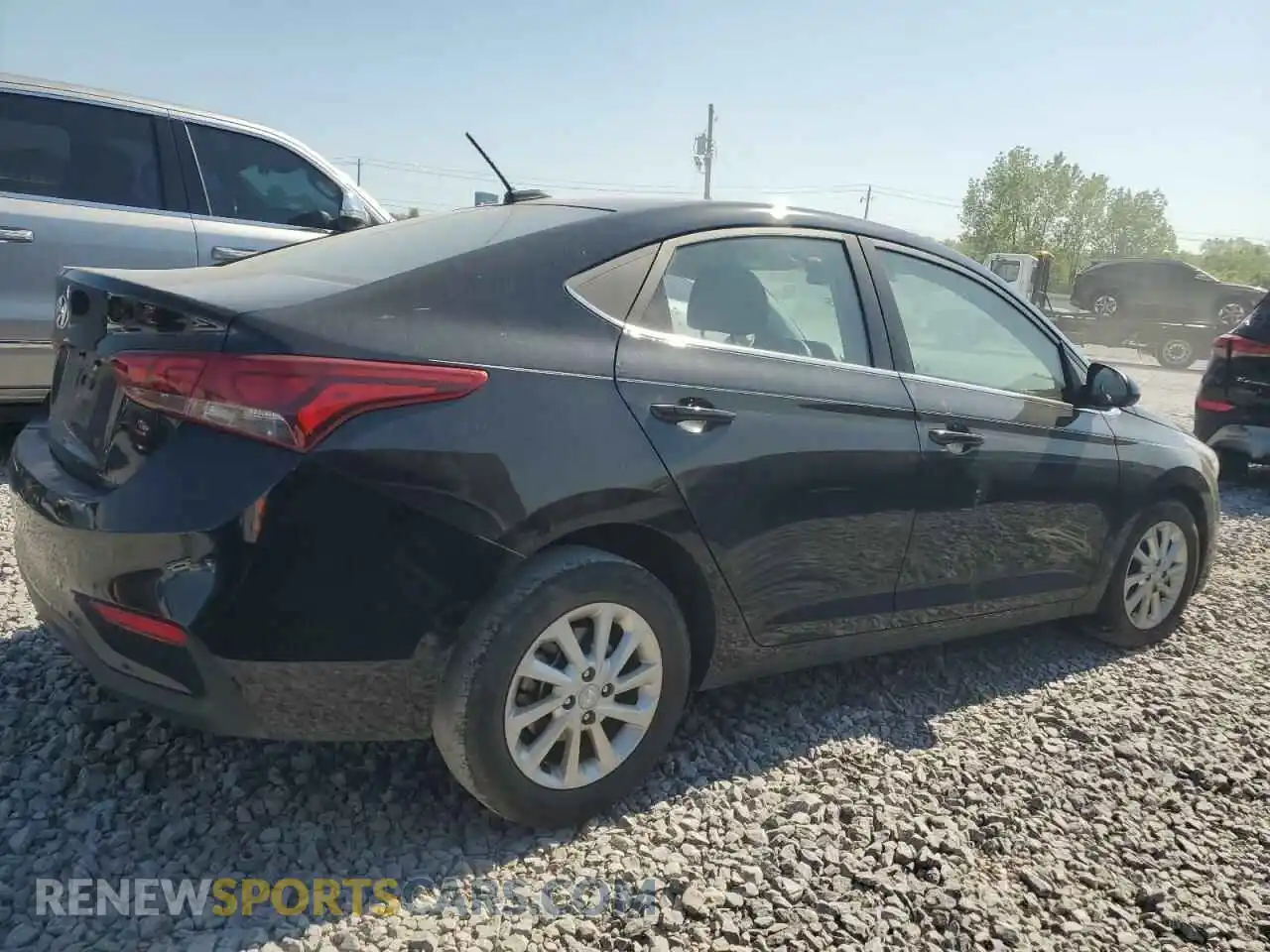 3 Photograph of a damaged car 3KPC24A66NE190032 HYUNDAI ACCENT 2022