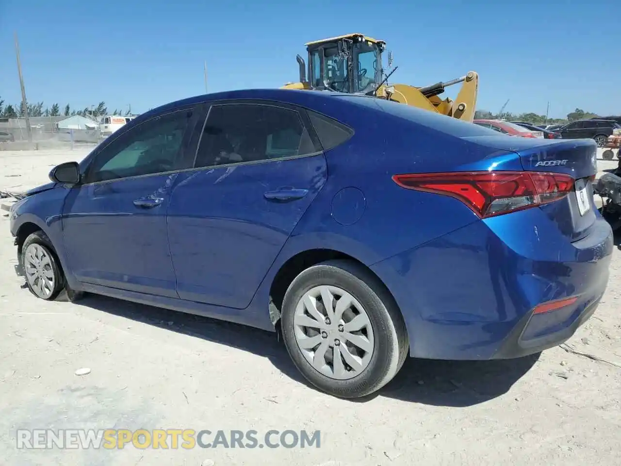 2 Photograph of a damaged car 3KPC24A68NE163916 HYUNDAI ACCENT 2022