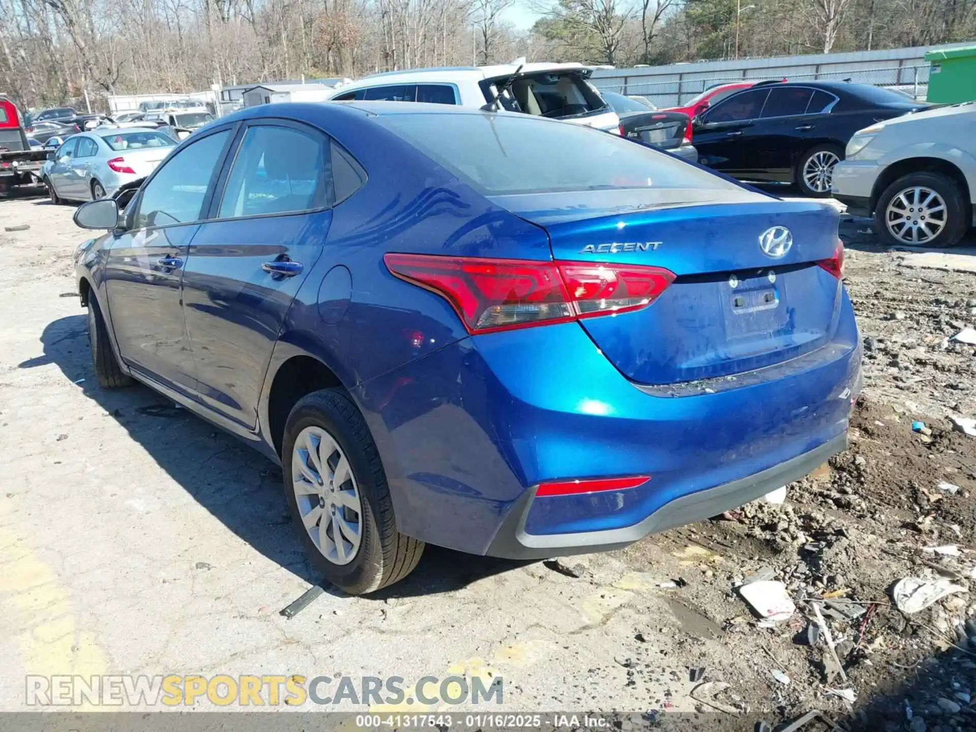 3 Photograph of a damaged car 3KPC24A6XNE157129 HYUNDAI ACCENT 2022
