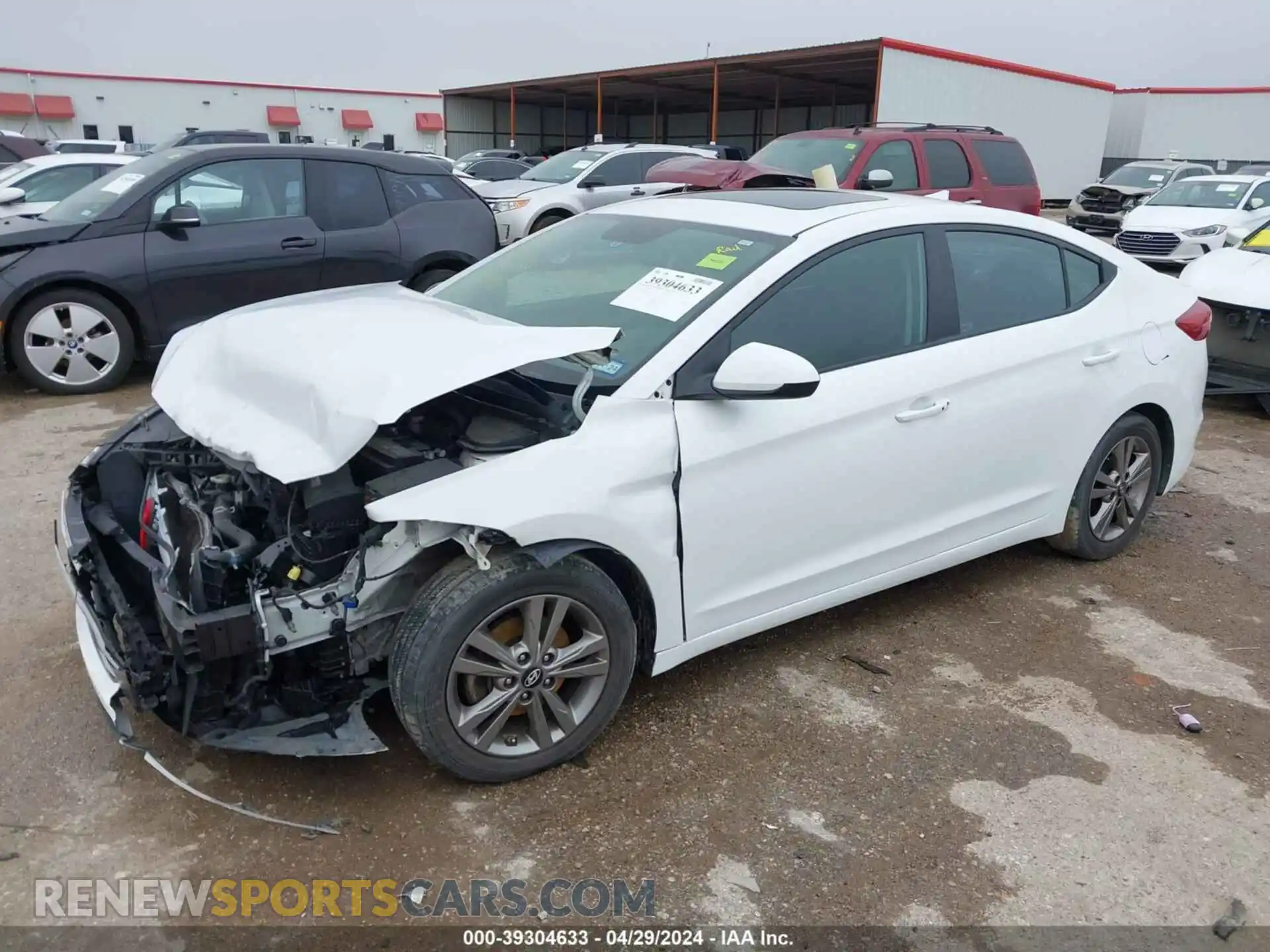 2 fotografías del automóvil dañado 5NPD84LF9HH153704 HYUNDAI ELANTRA 2017