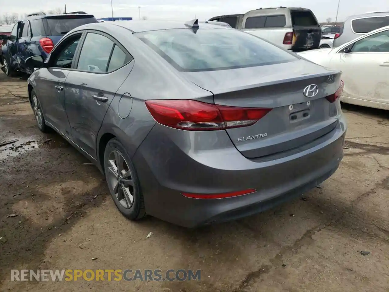 3 Photograph of a damaged car 5NPD84LF2JH254525 HYUNDAI ELANTRA 2018
